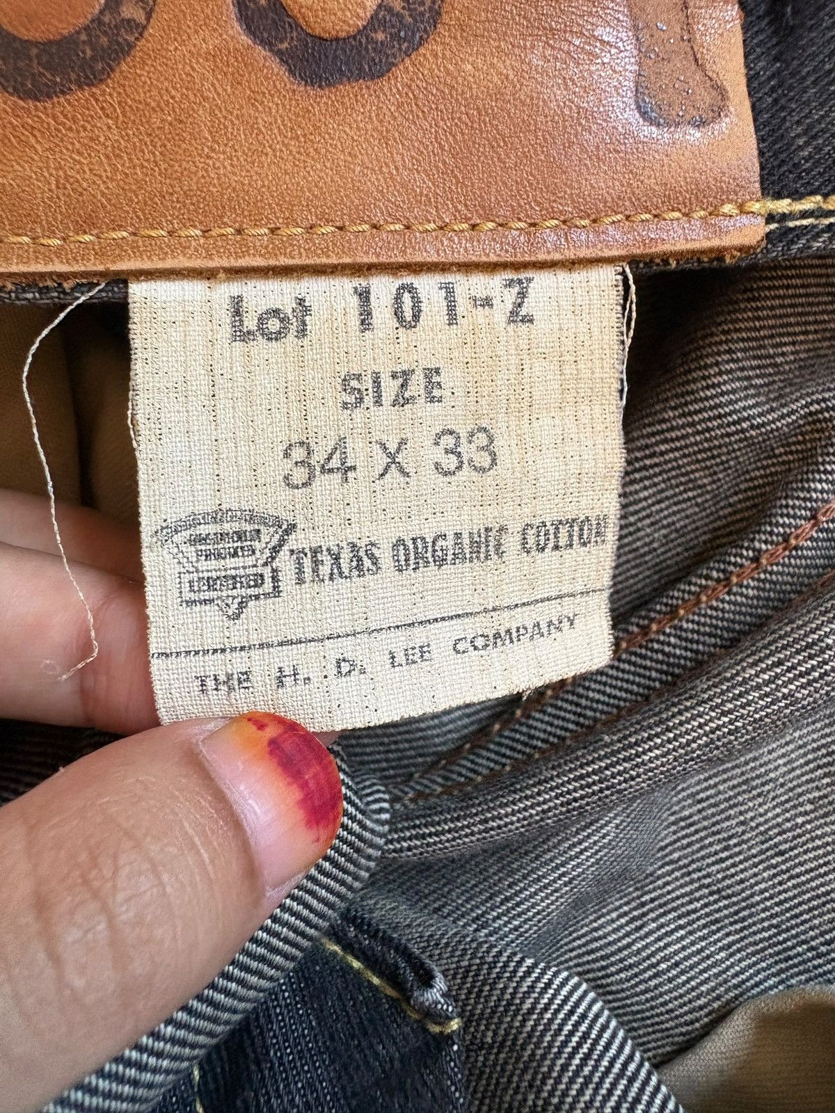 Lee Vintage Lee Rusty Wash Distressed Loose Baggy Jeans Size US 34 / EU 50 - 14 Thumbnail