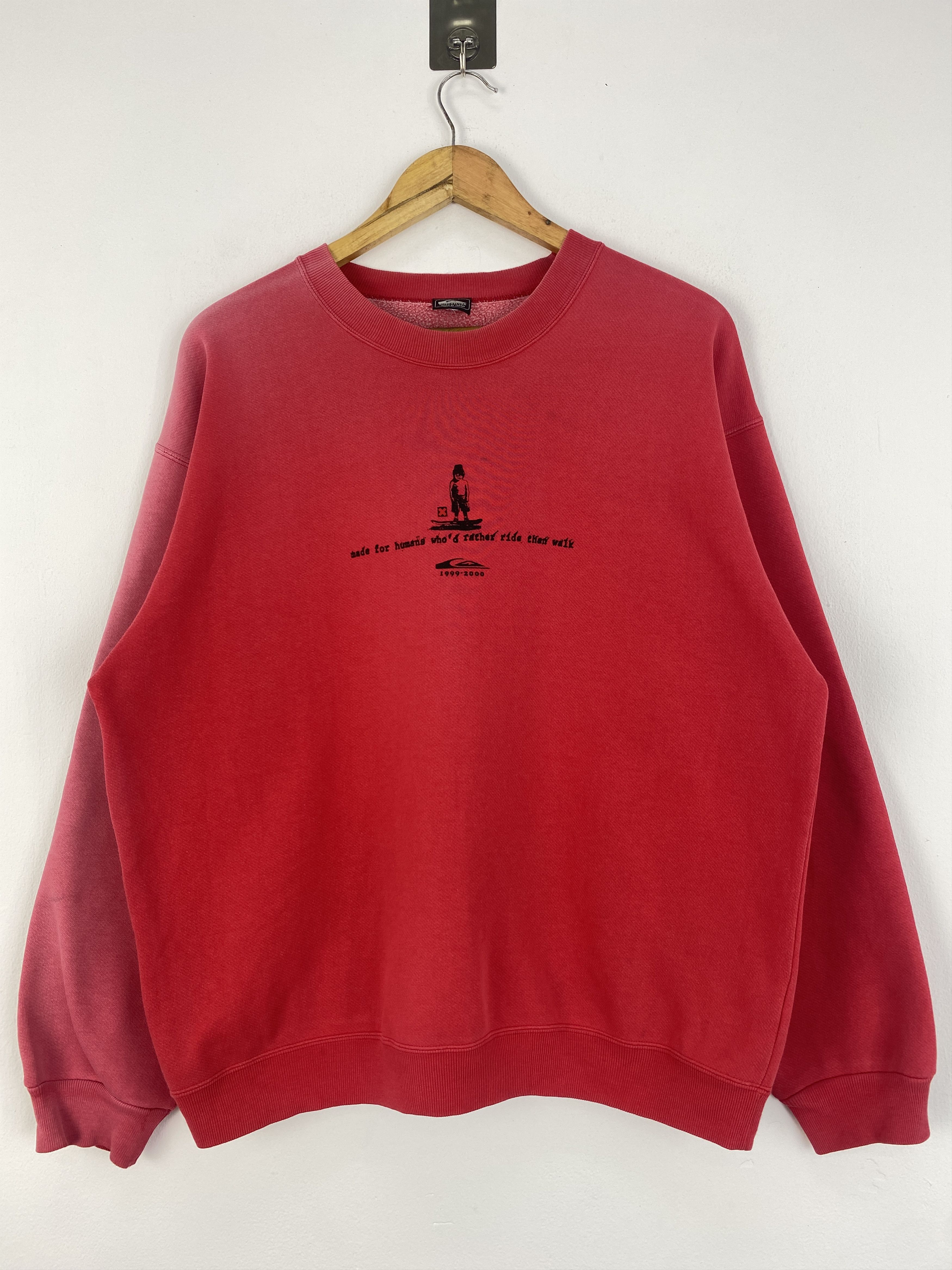 Quiksilver × Vintage Vintage 90s Quiksilver Made In Japan Sweatshirt SH0020 Size US XXL / EU 58 / 5 - 2 Thumbnail