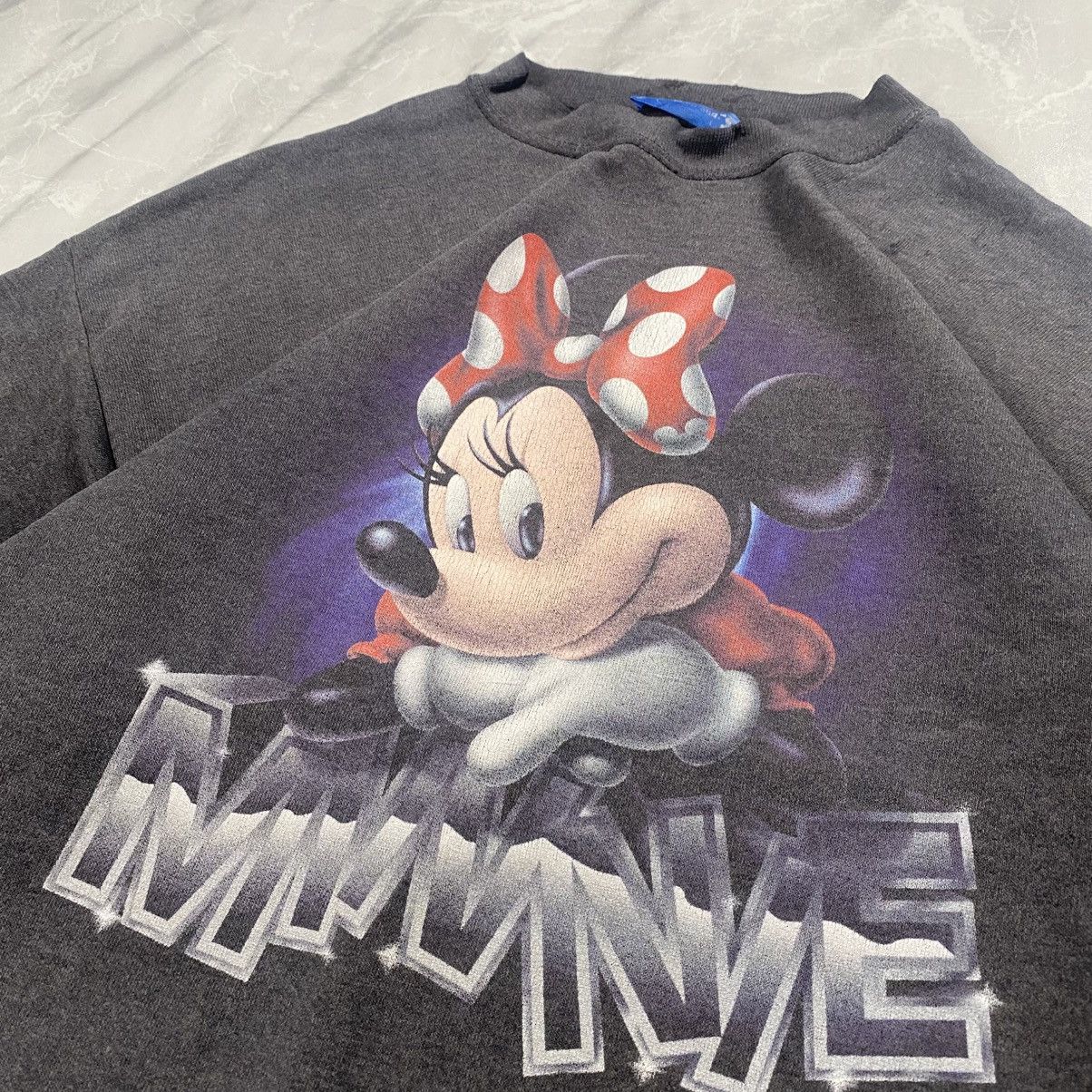 Mickey Mouse Rare Vintage 90s Tokyo Disney Minnie Mouse Distressed Size US L / EU 52-54 / 3 - 3 Thumbnail