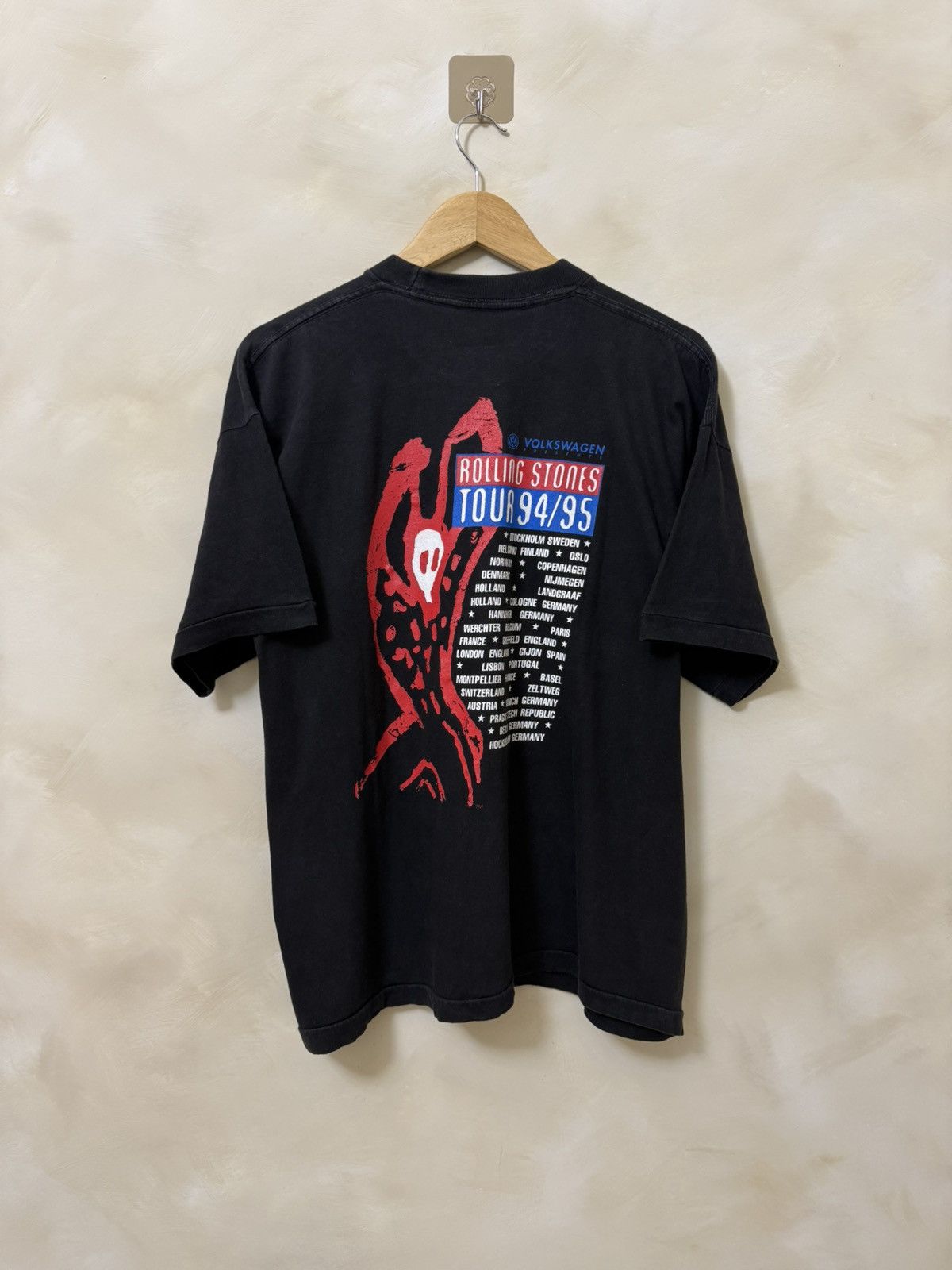 Band Tees 1994-1995 The Rolling Stones Voodoo Lounge World Tour Tshirt Size US L / EU 52-54 / 3 - 2 Thumbnail