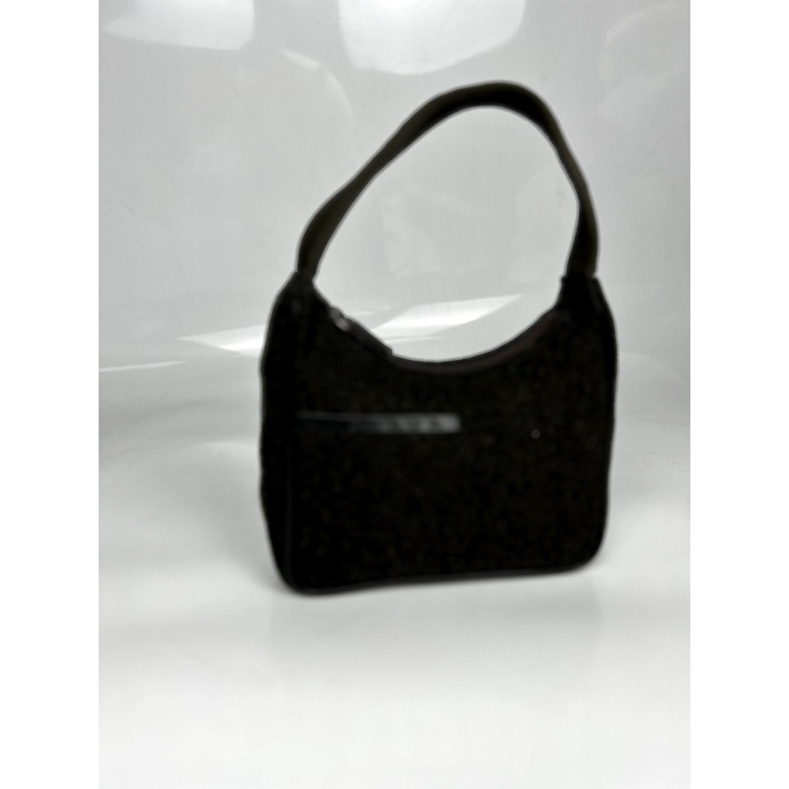 Prada Prada Hobo Wool Gray Mini Bag Size ONE SIZE - 4 Thumbnail