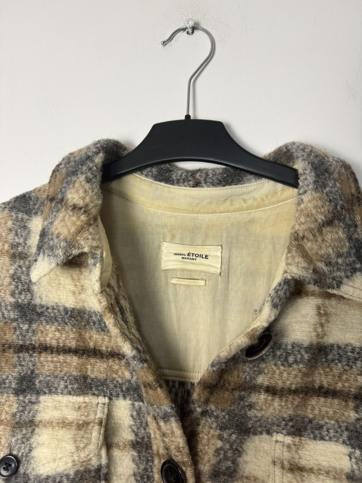 Isabel Marant Etoile Vintage Isabel Marant Étoile Wool Plaid Coat Luxury Designer Size S / US 4 / IT 40 - 8 Thumbnail