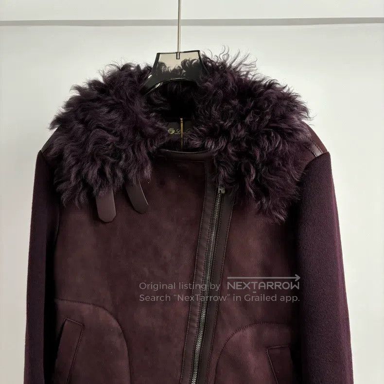 Loro Piana Loro Piana Grape Purple Sheepskin Fur Jacket Size XXS / US 00 / IT 34 - 6 Thumbnail