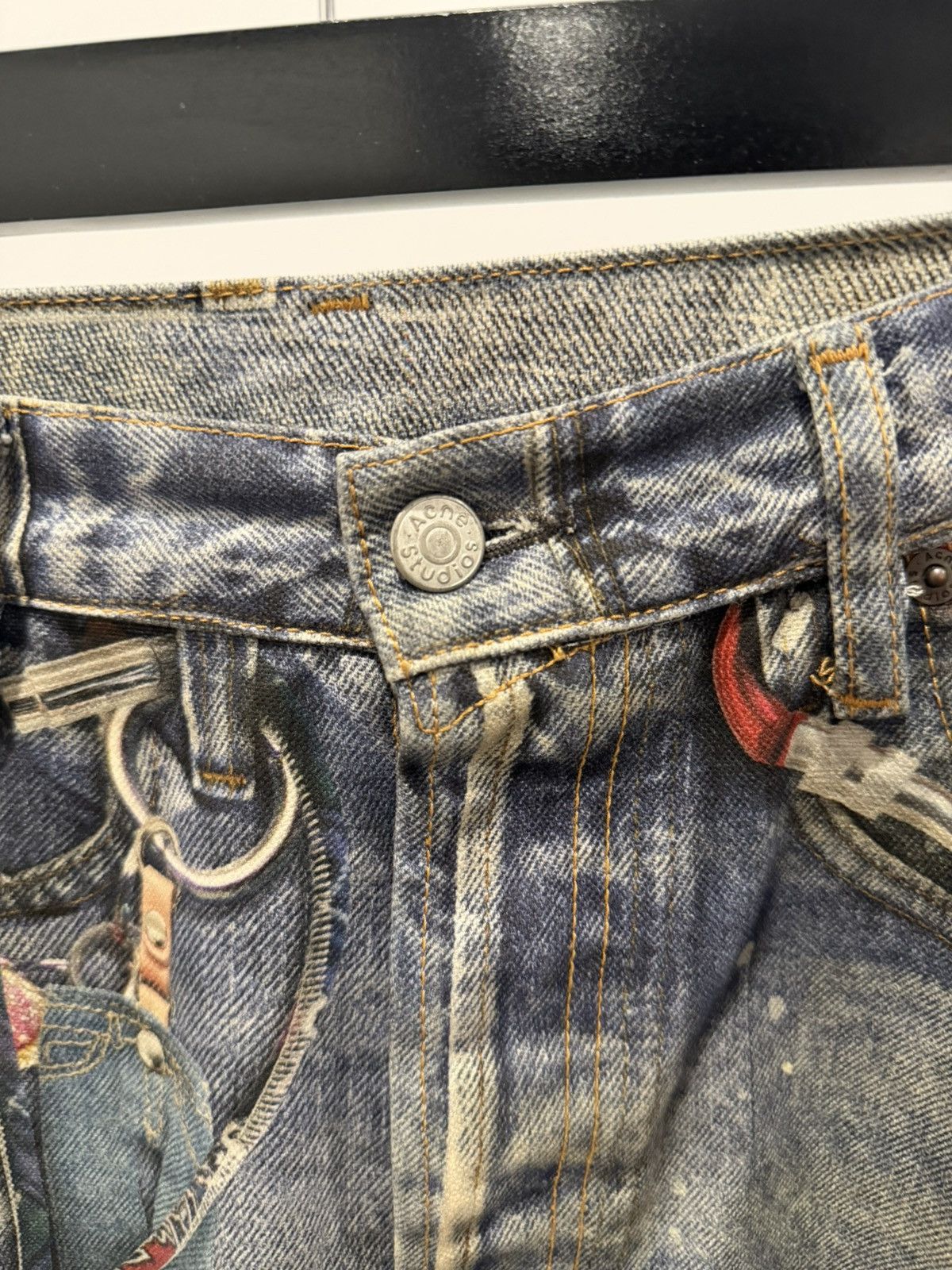 Acne Studios Acne Studios Wallet Chain Detail Pants Size US 32 / EU 48 - 5 Thumbnail