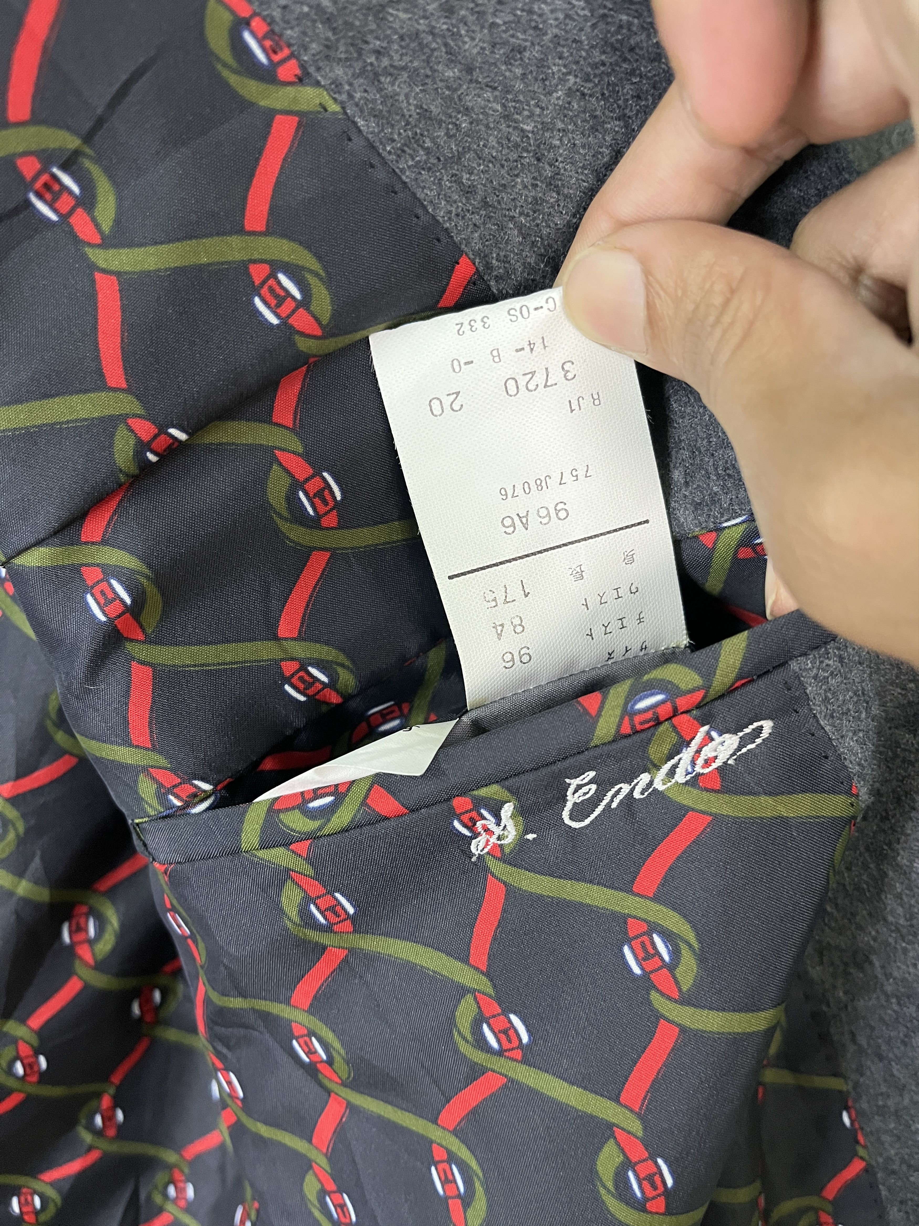 Roberta di Camerino Wool and Cashmere Grey Blazer Size 40R - 14 Thumbnail