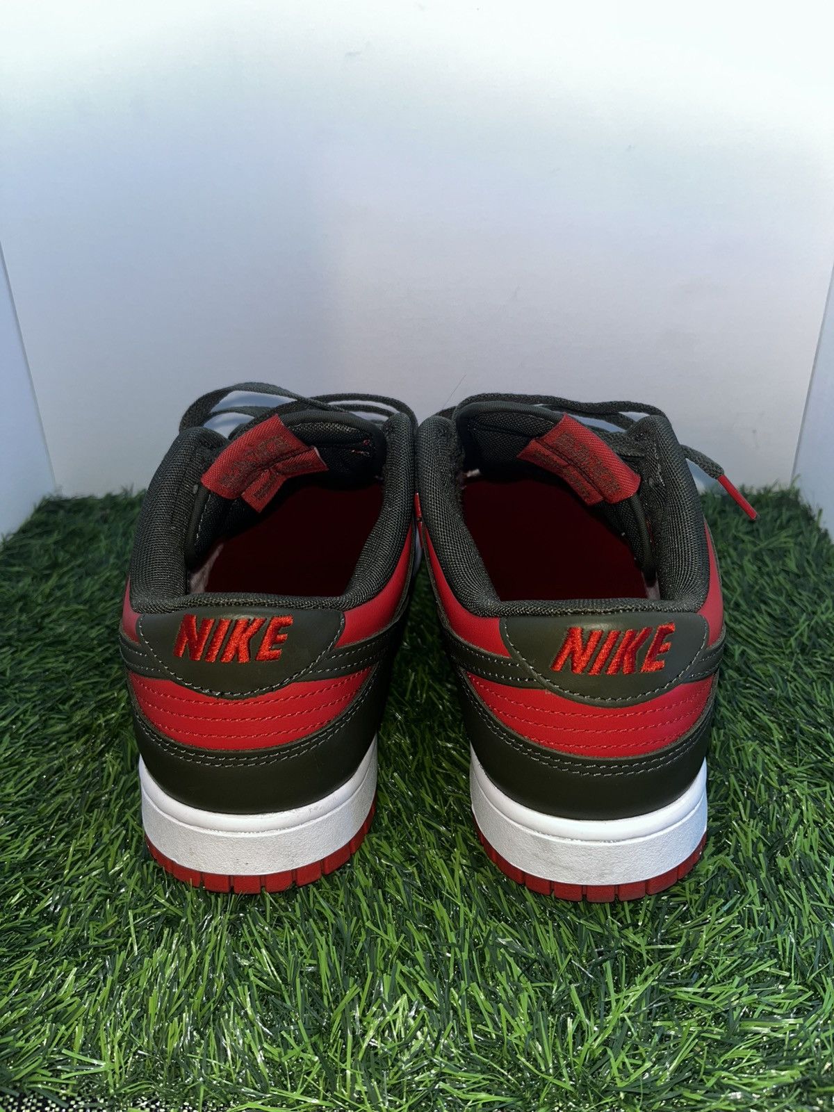 Nike Nike Dunk Low Mystic Red Cargo Khaki Size US 10 / EU 43 - 5 Thumbnail