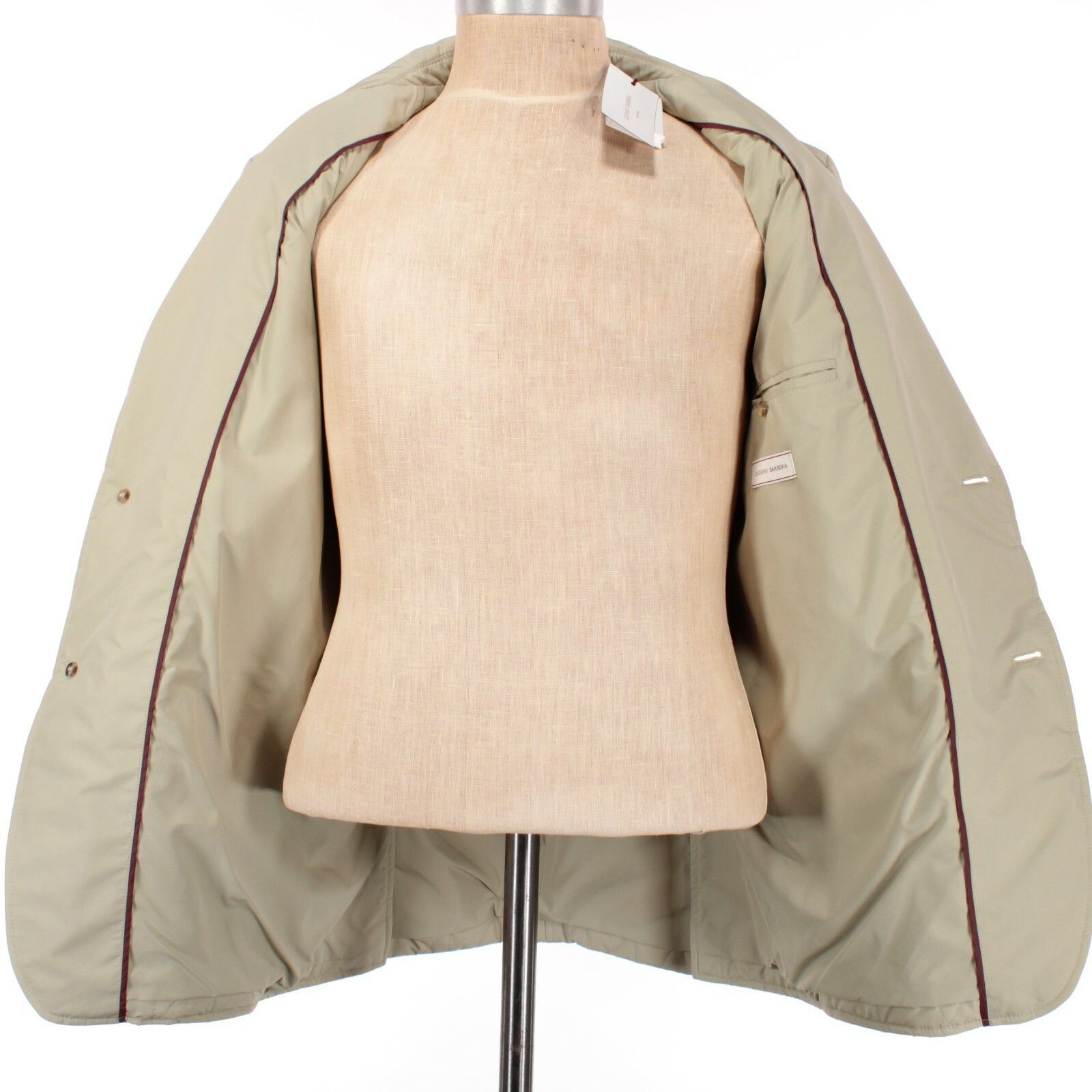 Luciano Barbera Luciano Barbera Jacket Size S US In Beige Polyester Size US S / EU 44-46 / 1 - 6 Thumbnail