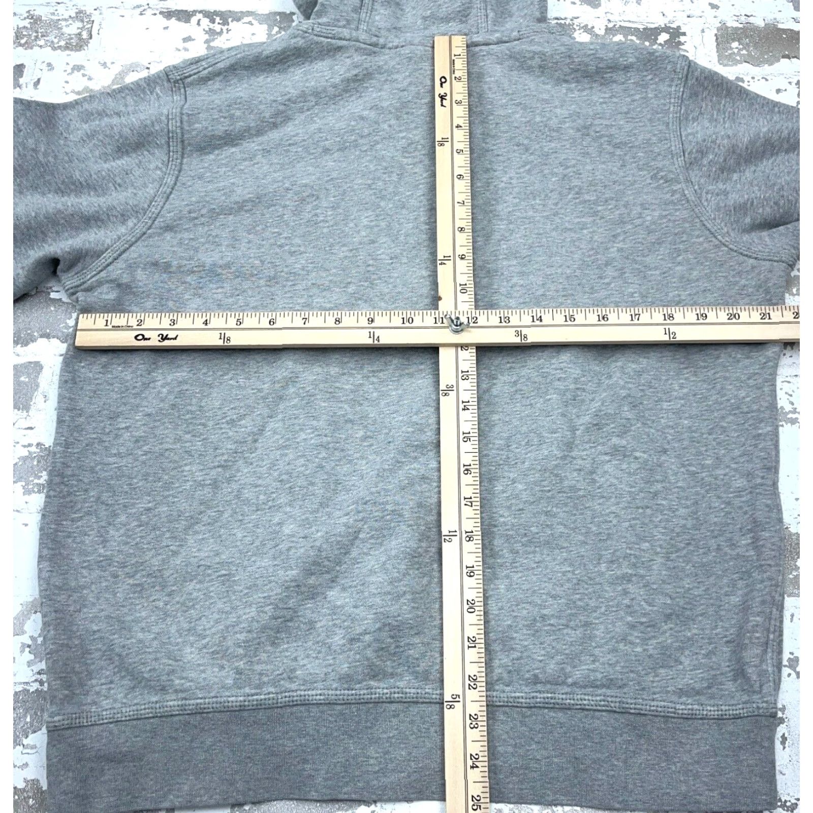 Nike Nike Hoodie Men L Gray White Sweatshirt Sweater Mini Swoosh Check Heather A4 Size US L / EU 52-54 / 3 - 7 Thumbnail