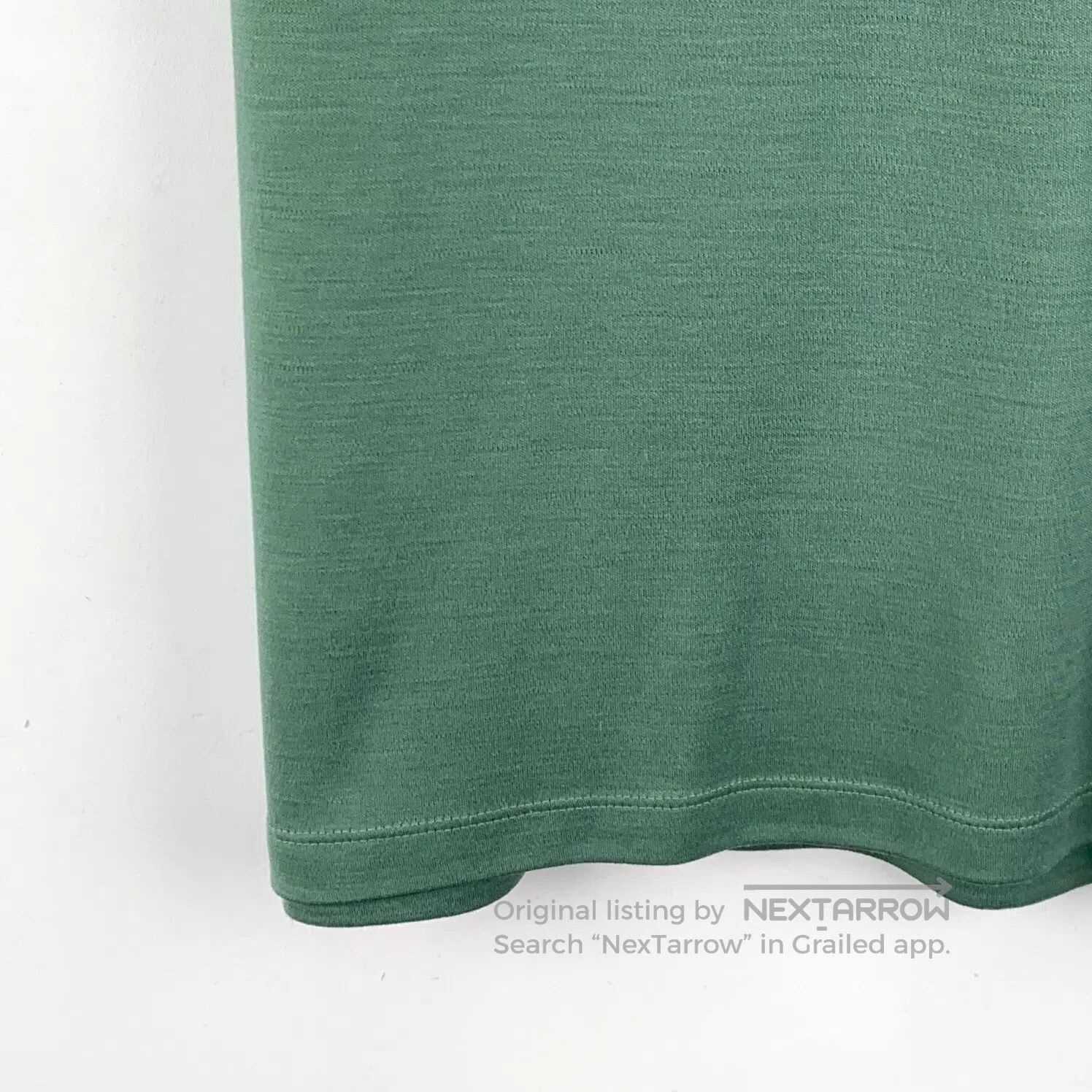 Ermenegildo Zegna Zegna Green Wool Round Neck Short Sleeve T-Shirt| Size US M / EU 48-50 / 2 - 4 Thumbnail