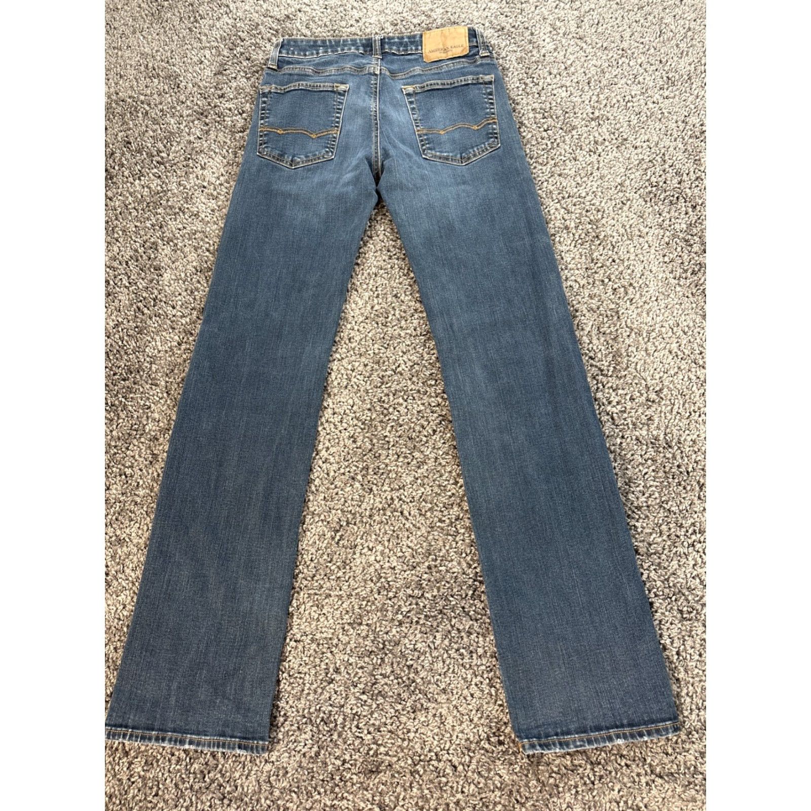 American Eagle Outfitters American Eagle Jeans Men’s 28x33 Blue Bootcut Regular 28 33 Cotton Comfort Zip Button Mens Size US 28 / EU 44 - 7 Thumbnail