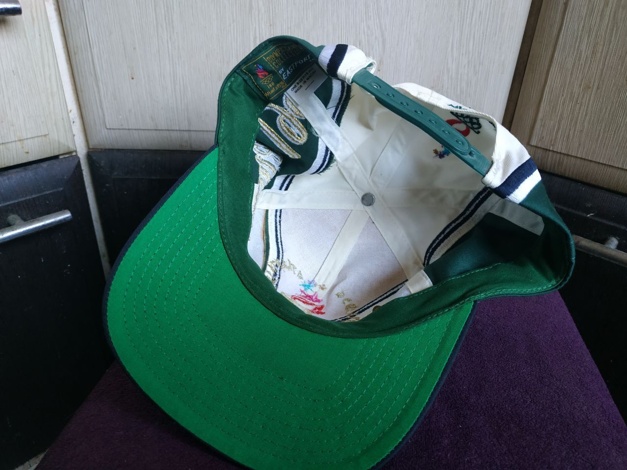 USA Olympics Vintage 1996 Atlanta Olympics Hat Eastport SnapbackPanasonic Size ONE SIZE - 15 Thumbnail