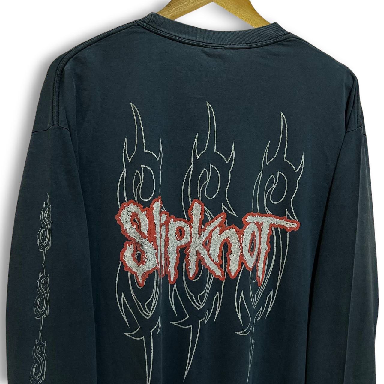 Band Tees × Slipknot × Vintage Vintage 1999 OG Slipknot Debut Long Sleeve Size US XL / EU 56 / 4 - 4 Thumbnail