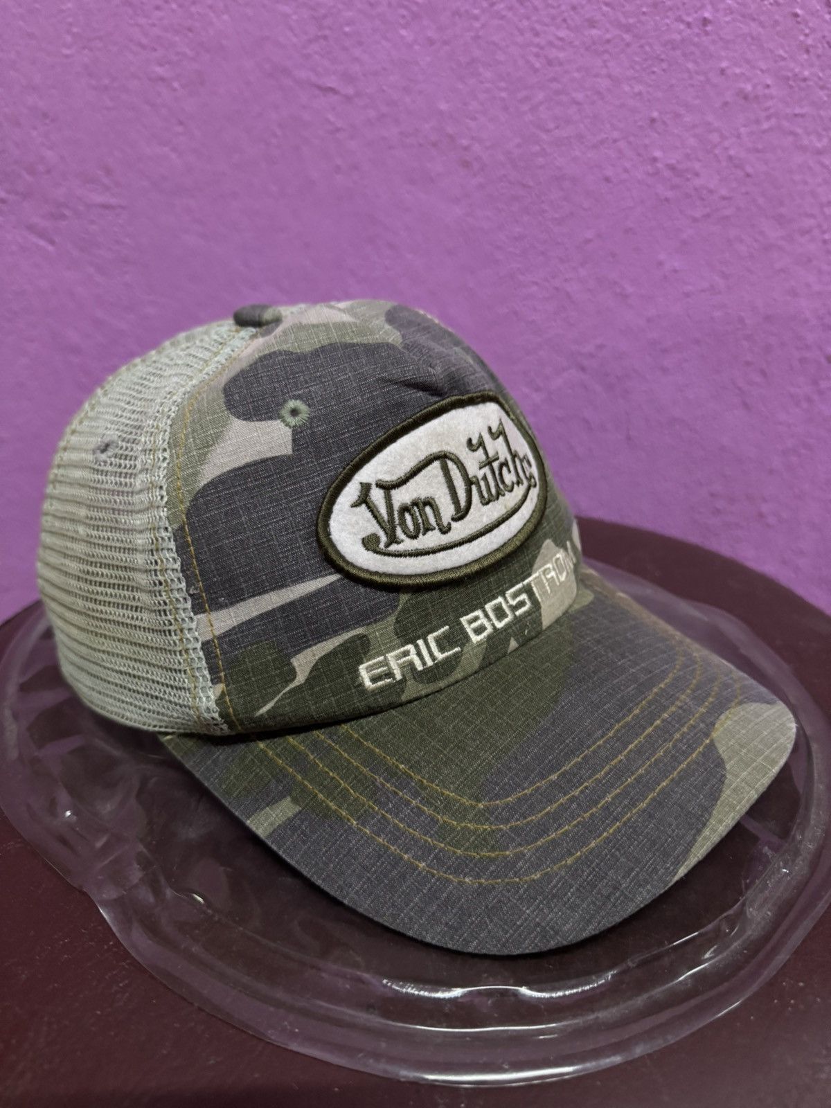 Von Dutch Von Dutch Army Trucker Snapback Cap One Size Size ONE SIZE - 3 Thumbnail