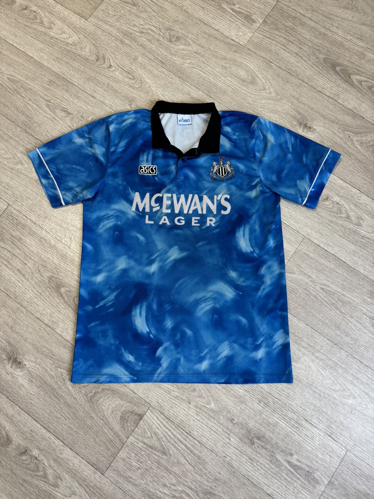 Asics × Vintage 🔷Retro ASICS Newcastle United 1993/94/95 Soccer jersey🔷 Size US L / EU 52-54 / 3 - 1 Thumbnail