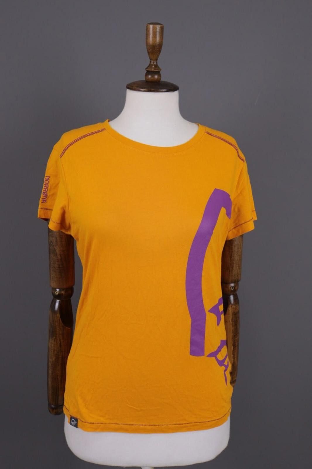 Norrona Norrona Orange Big Logo Top Base Layer T-Shirt Size M Size M / US 6-8 / IT 42-44 - 1 Thumbnail
