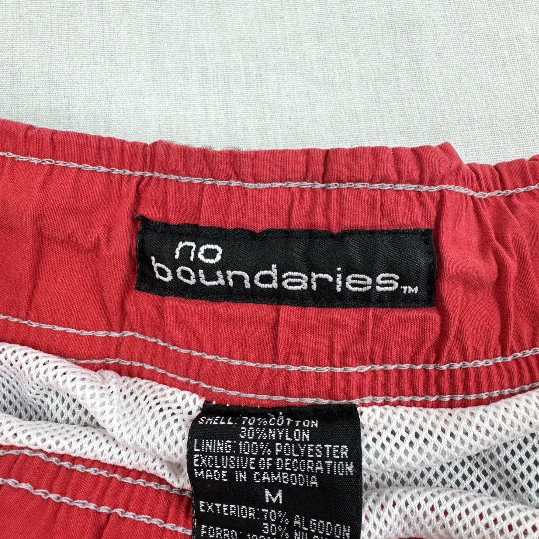 Vintage VINTAGE No Boundaries Swim Trunks Men/Medium Gray Hipster Grunge Y2K Swimsuit Bottom Size US 31 - 6 Thumbnail