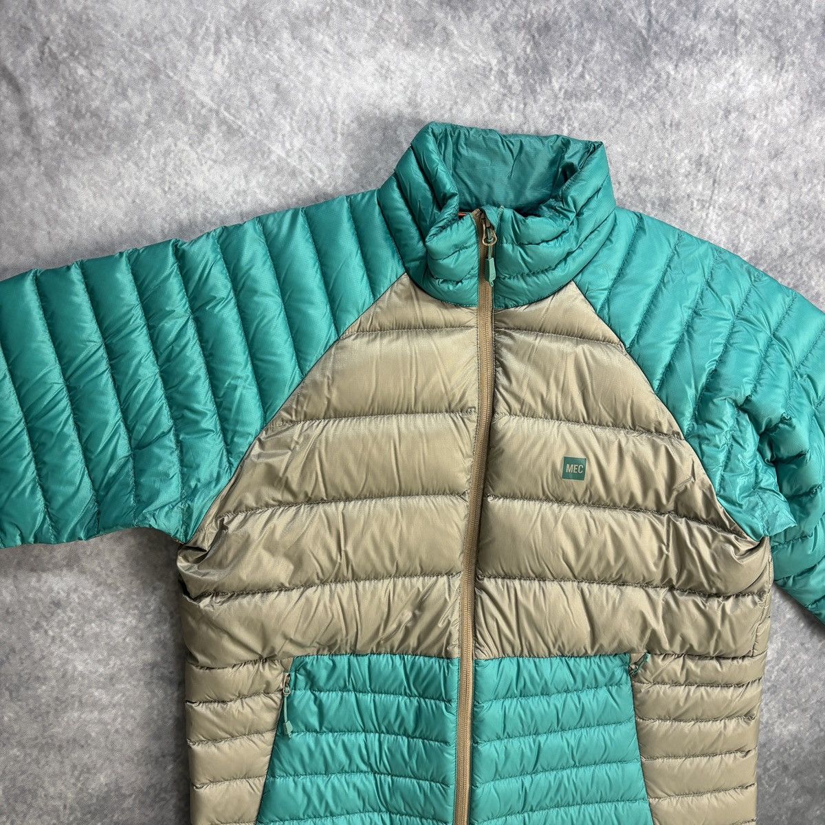 Mountain Equipment MEC Puffer Jacket 700 Down Jacket Quilted Raglan Hooded Gorp Size US M / EU 48-50 / 2 - 3 Thumbnail