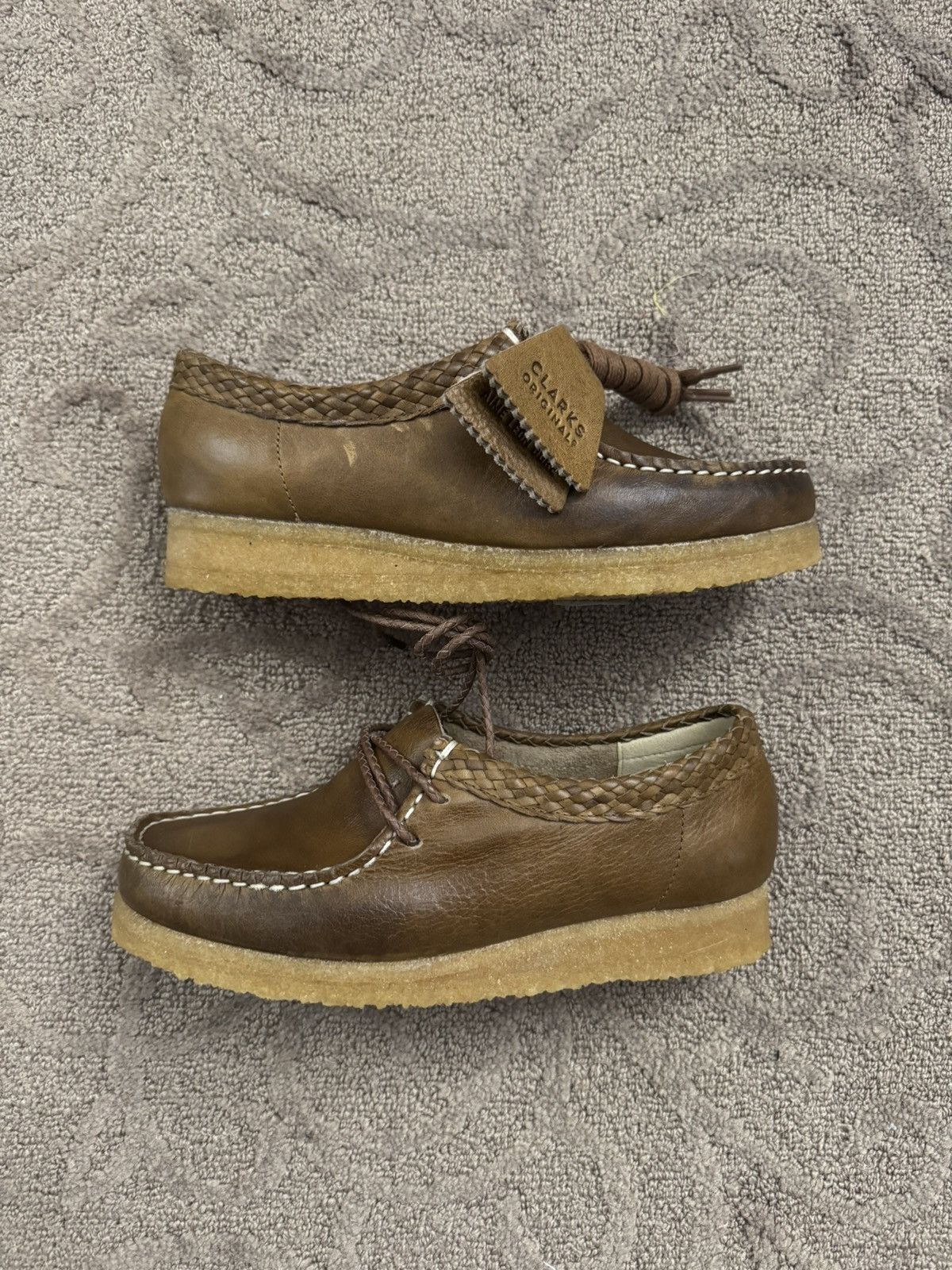 Aime Leon Dore × Clarks Leather Wallabees Size US 5 / EU 37 - 3 Thumbnail