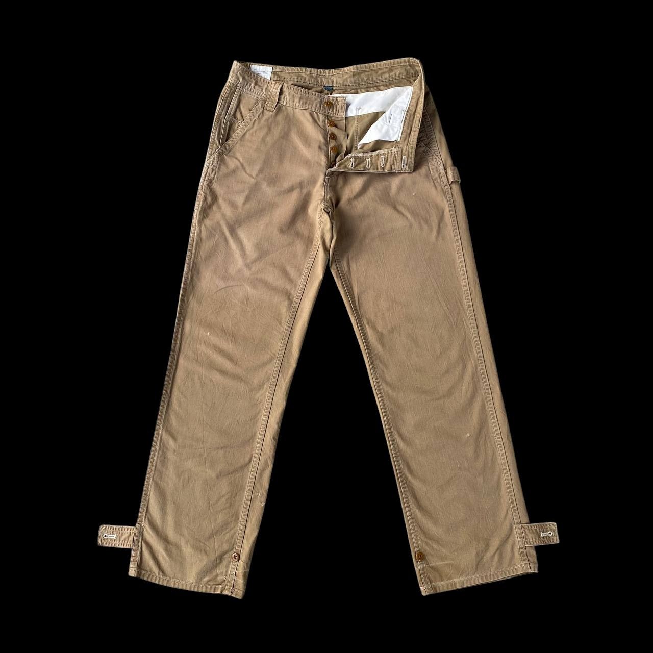 Polo Ralph Lauren VINTAGE POLO RALPH LAUREN CARPENTER MILITARY CARGO PANT Size US 34 / EU 50 - 5 Thumbnail