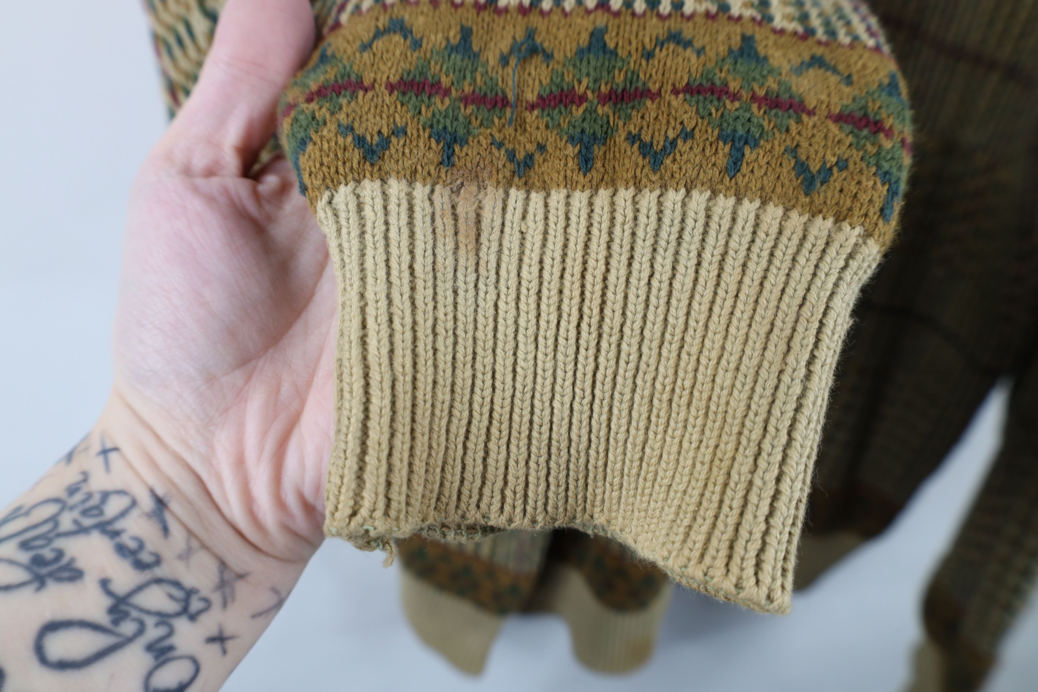 Nautica Vintage 90s Nautica Heavyweight Cotton Knit Sweater Size US XL / EU 56 / 4 - 8 Thumbnail