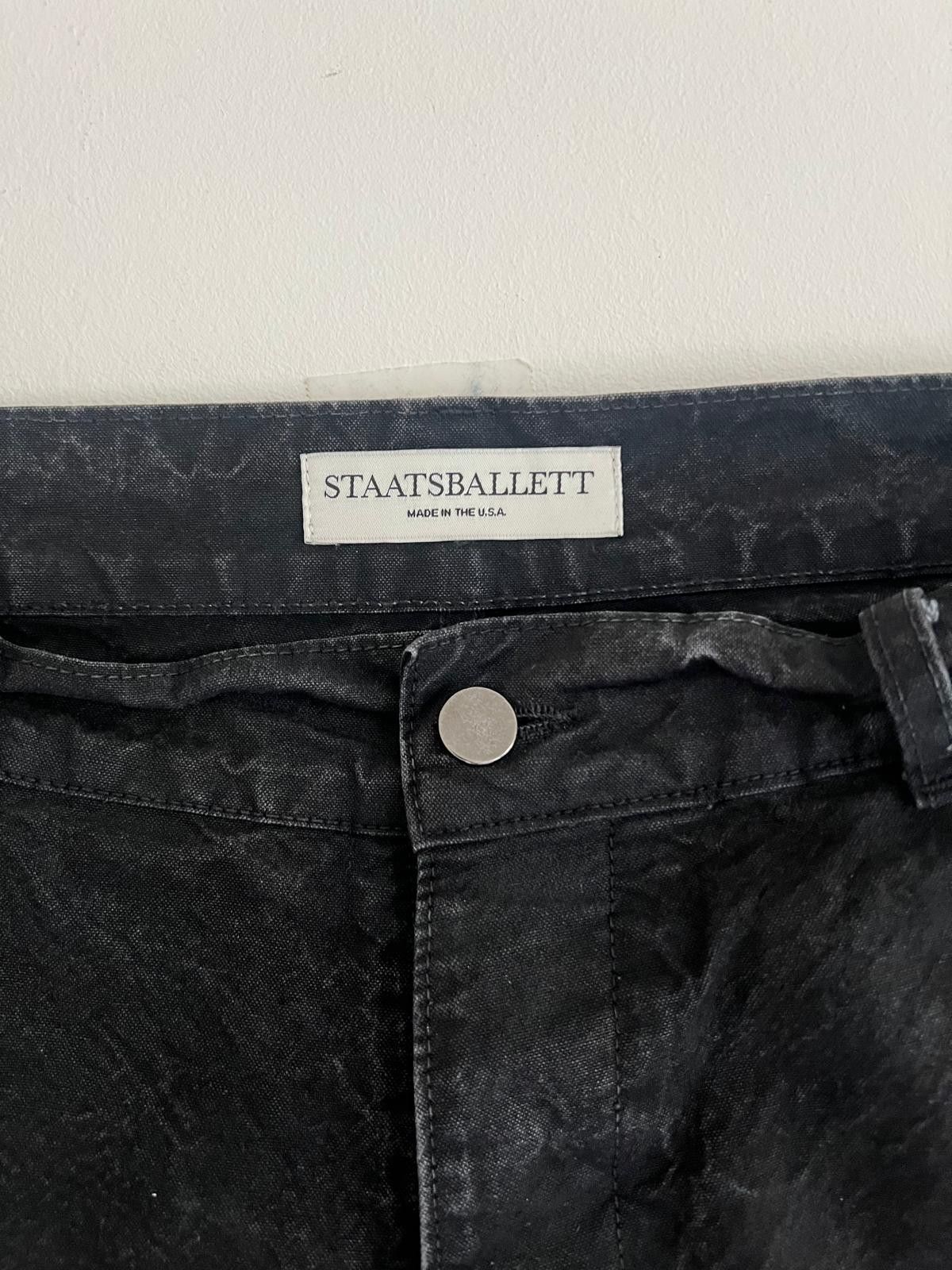 Staatsballett Black Canvas Pants Size US 33 - 1 Thumbnail