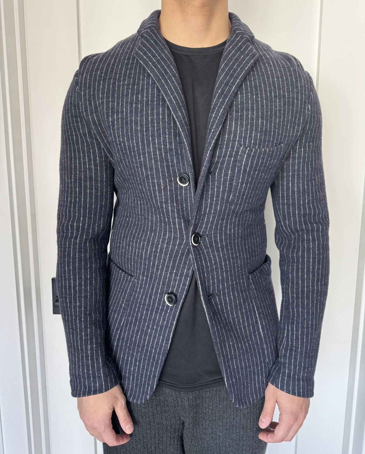 Barena Blue pinstripe blazer Size 40R - 12 Thumbnail