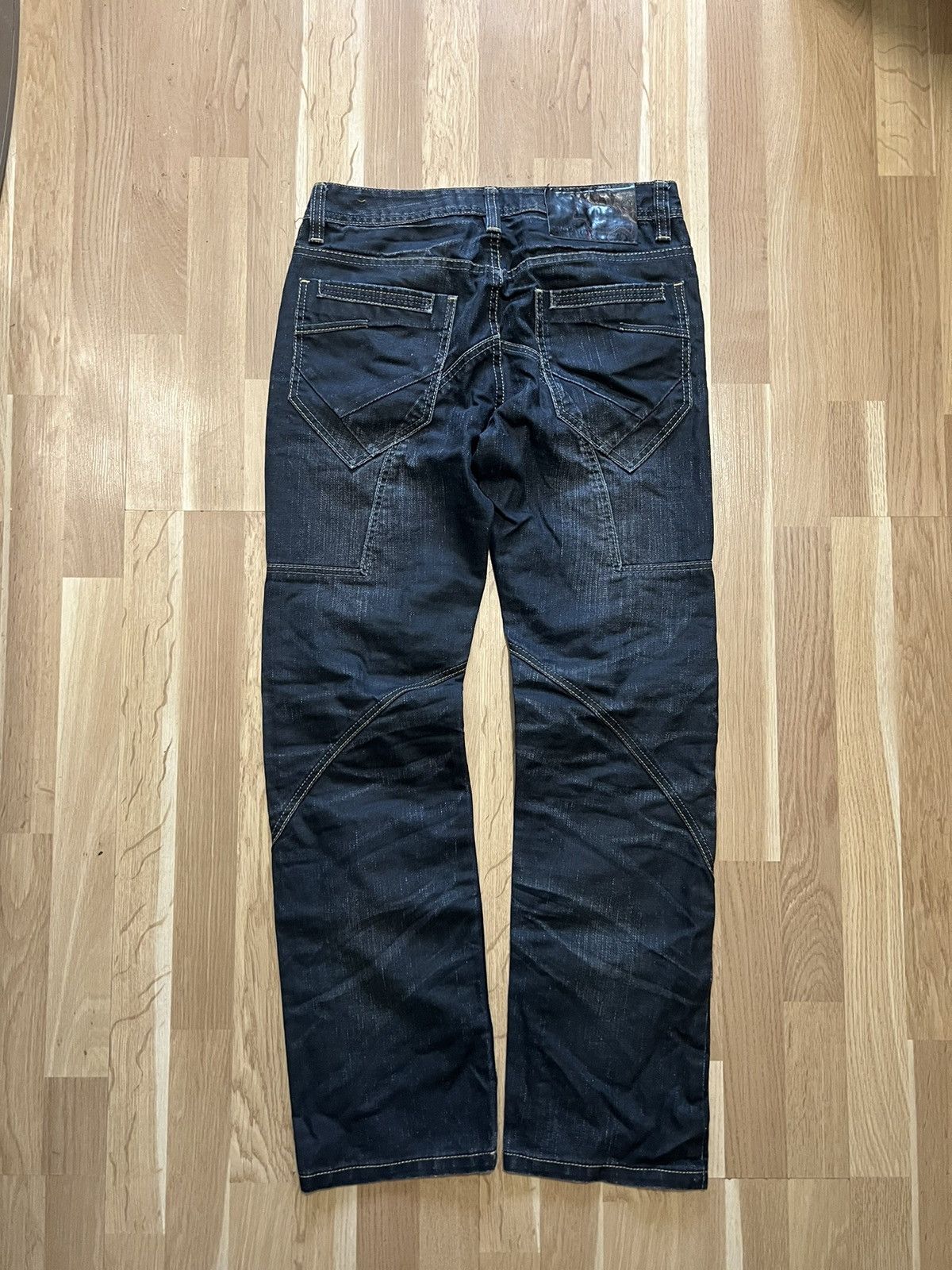 If Six Was Nine × Vintage Vintage washed jeans junya watanabe style double knee Size US 32 / EU 48 - 6 Thumbnail