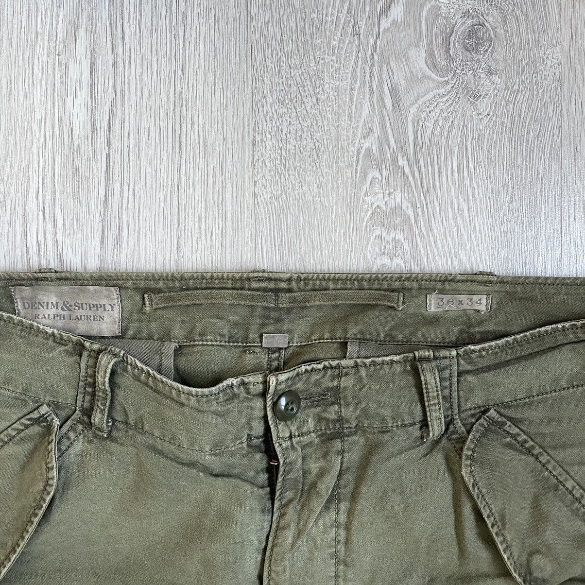 Denim & Supply Ralph Lauren Ralph Lauren Military Cargo pants Y2K army USA Size US 36 / EU 52 - 4 Thumbnail