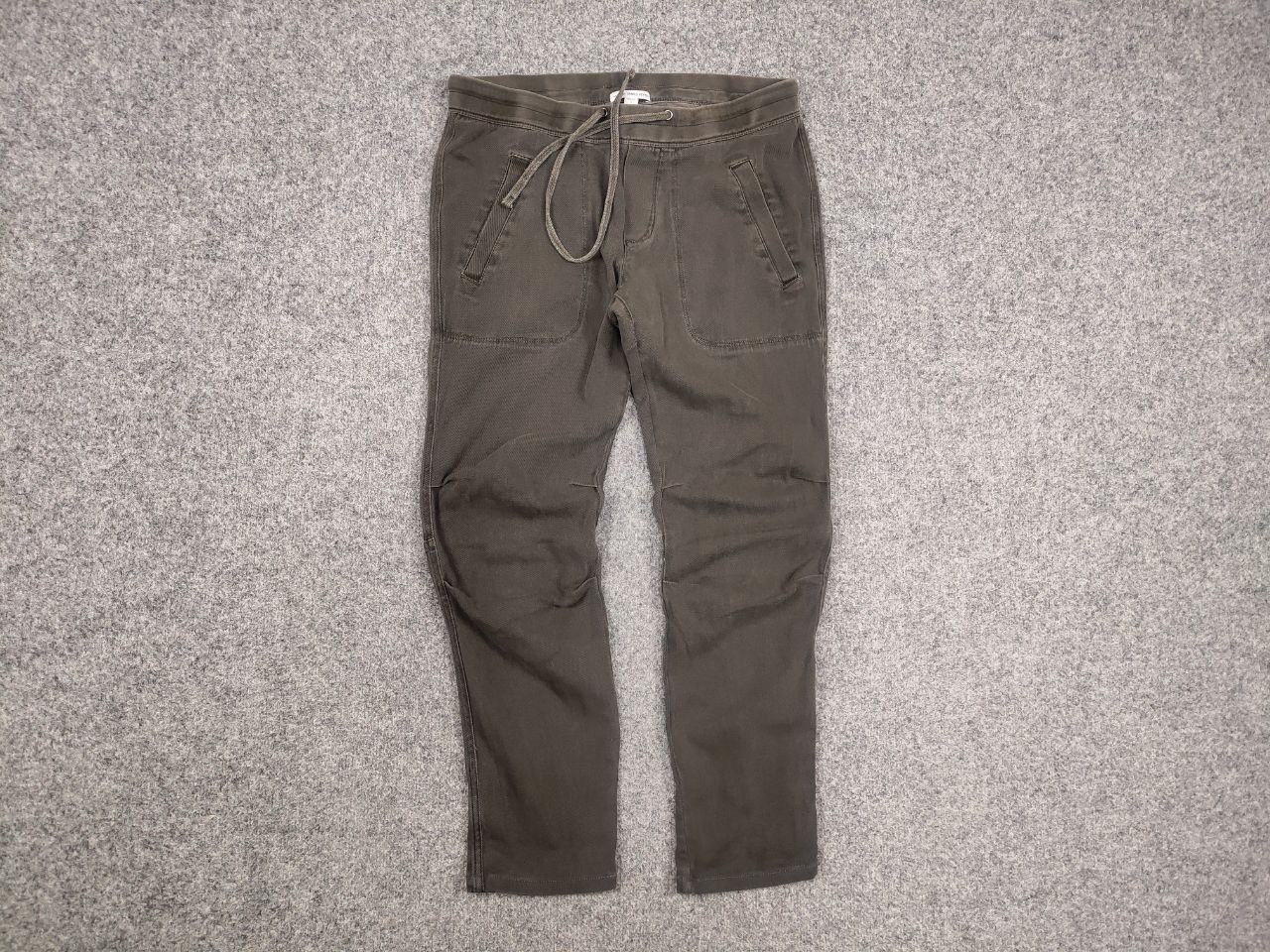 James Perse James Perse Standard Design Olive Faded Cotton Blend Pants Size 30" / US 8 / IT 44 - 8 Thumbnail