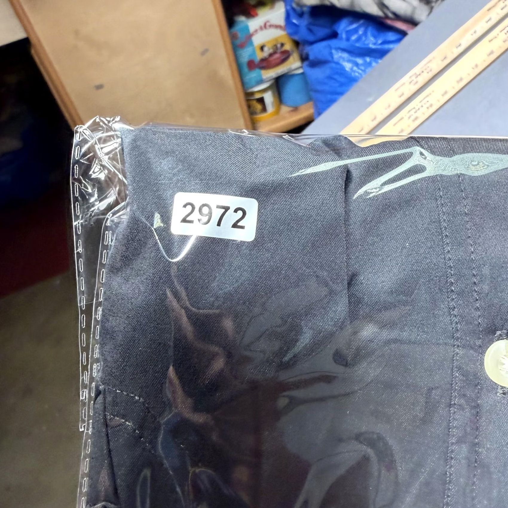 Vintage Poncho Shirt Mens 3XL Gray Solid Long Sleeve Button Up Nylon Stretch Quick Dry Regular Fit Shirt Mens 3XL Gray Solid Long Sleeve Button-Up Polo? Size US XXL / EU 58 / 5 - 8 Thumbnail