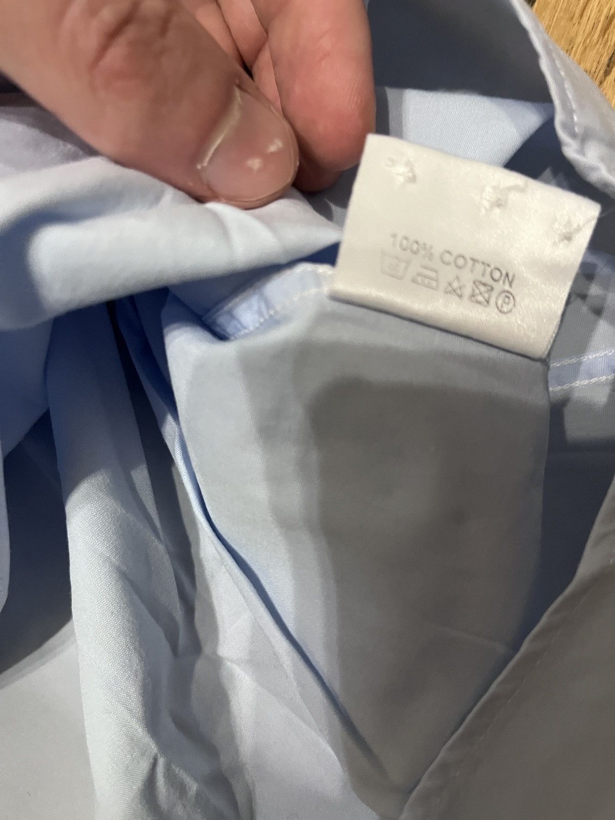 Barbour Barbour Light Blue Button-Up Shirt Size US XL / EU 56 / 4 - 7 Thumbnail