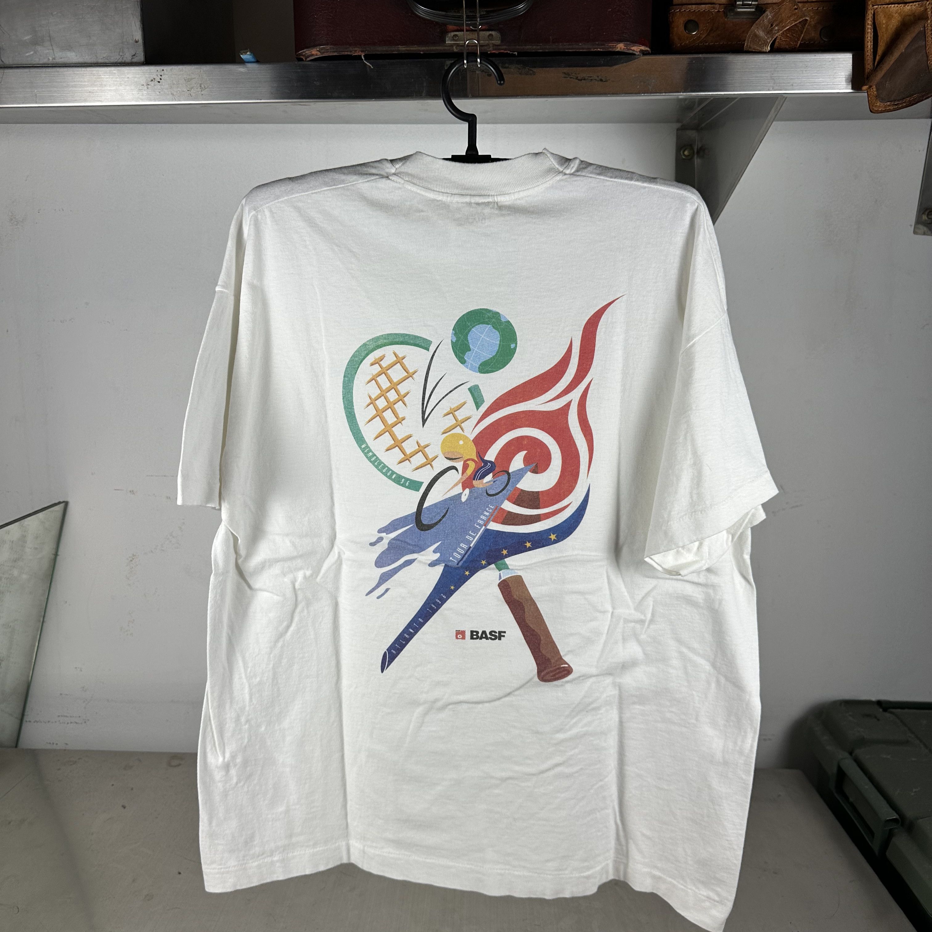 1992 90s vintage USA製 ROLEX テニス 両面プリントT Rolex × Vintage Vintage 1992 Rolex Intercollegiate Tennis T-Shirt