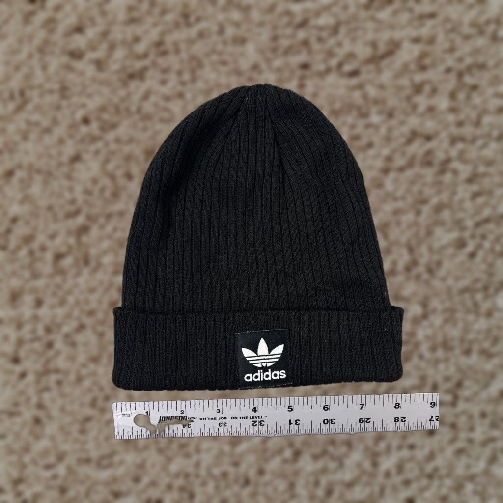 Adidas adidas Beanie Womens One Size Black Knit Logo Polyester Snow Ski Hat Womens One Size Black Beanie Adidas Logo Knit Polyester Snow Ski Size ONE SIZE - 1 Thumbnail