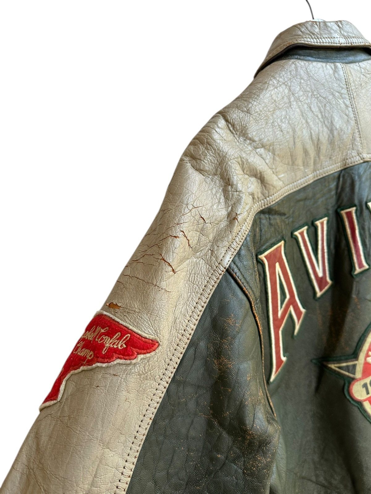 Avirex Vintage Varsity Avirex Leather Jacket Size US S / EU 44-46 / 1 - 13 Thumbnail