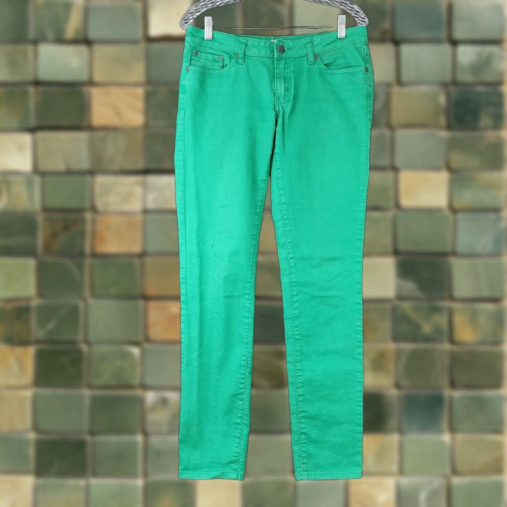 Prana Prana Womens Green Slim Fit Straight Leg Jeans Size 8 Size 30" / US 8 / IT 44 - 1 Thumbnail