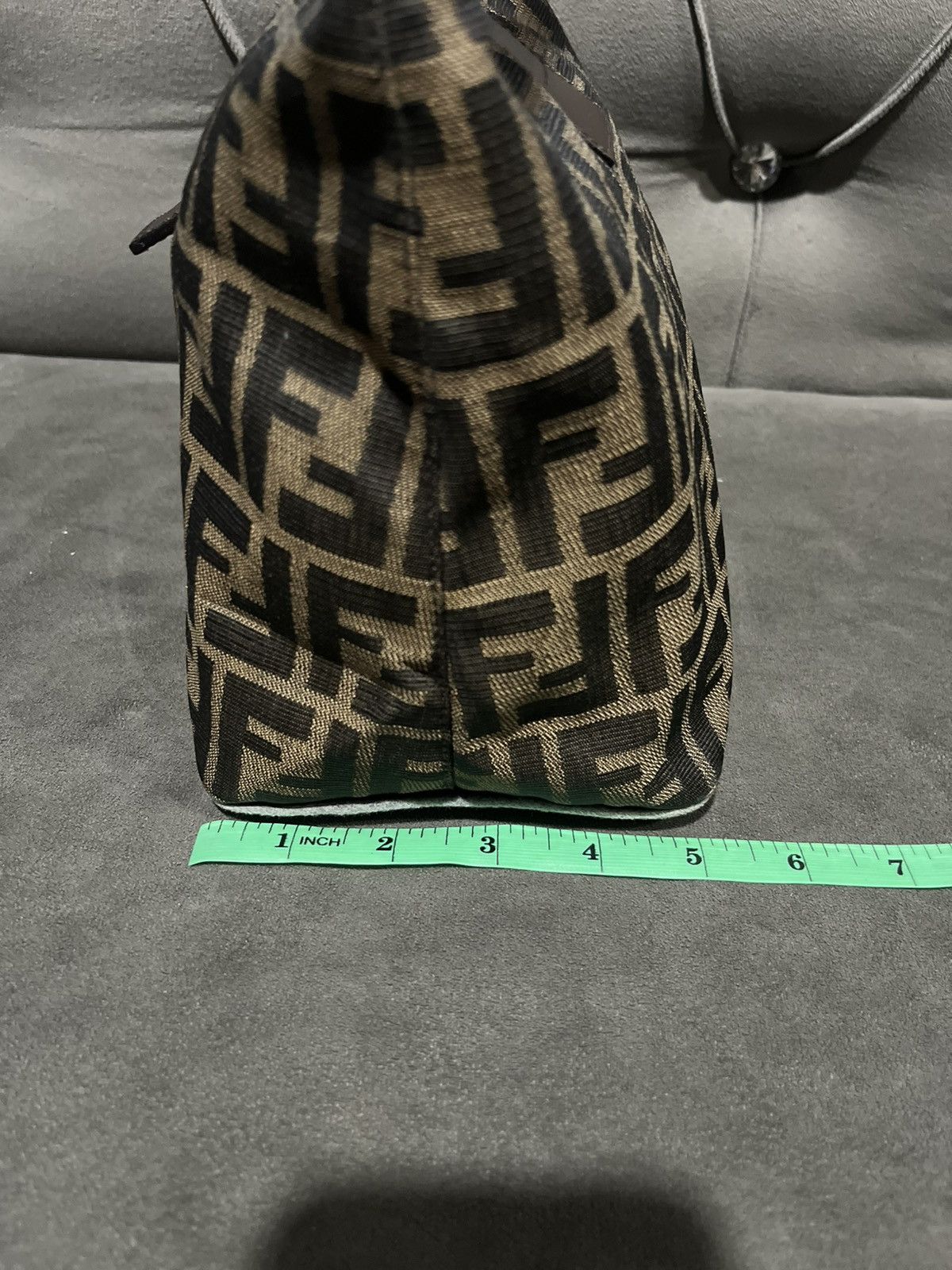 Fendi Authentic FENDI Tobacco Zucca Canvas Mia Hobo Bag Size ONE SIZE - 20 Thumbnail