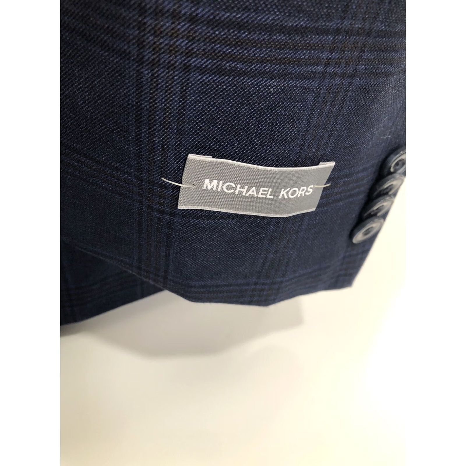 Michael Kors Michael Kors Jacket Mens 42 Long Blue NEW TAGS Windowpane Blazer Size 42R - 3 Thumbnail