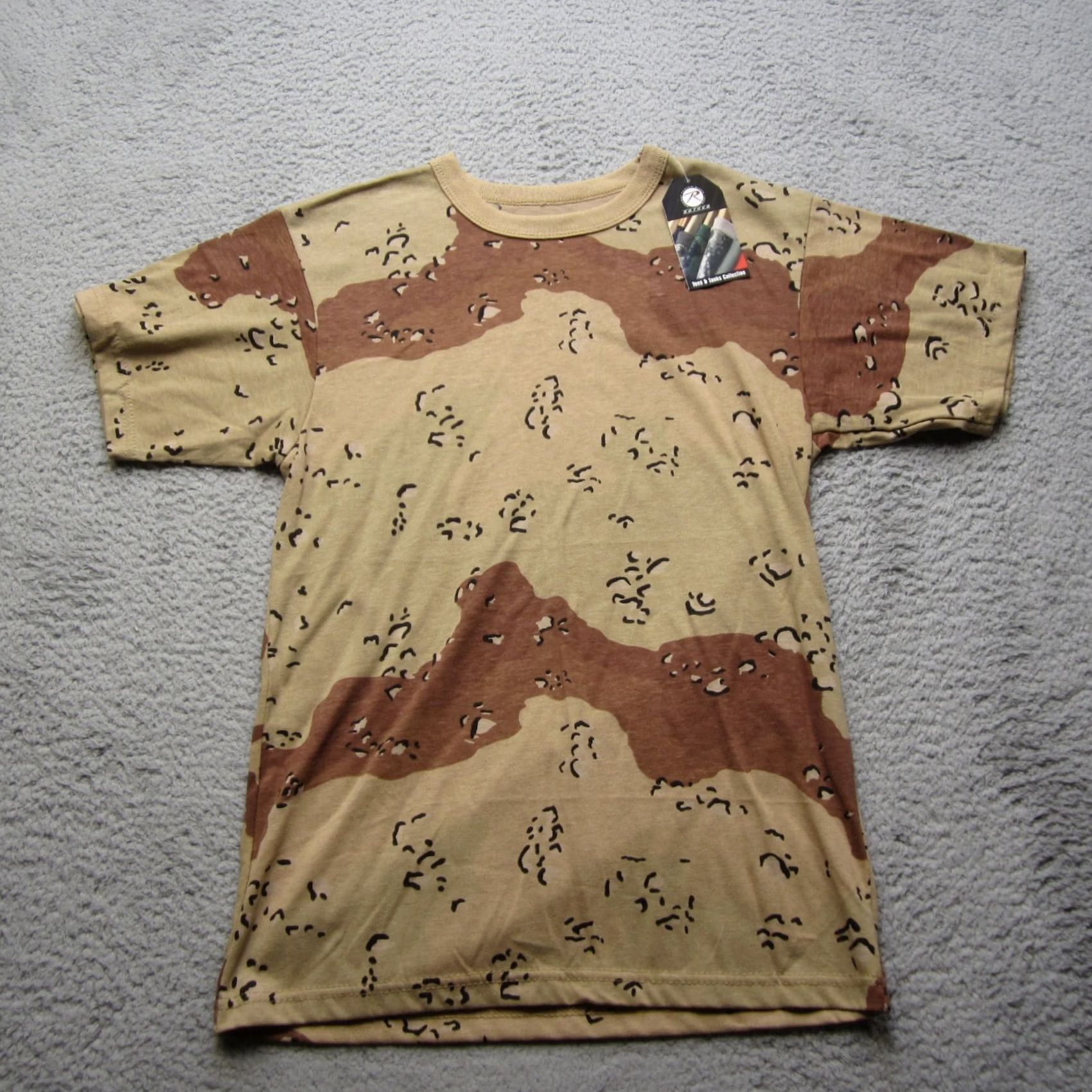 Rothco Rothco Shirt Mens S Desert Storm Chocolate Chip Camo Crew Neck Size US S / EU 44-46 / 1 - 2 Thumbnail