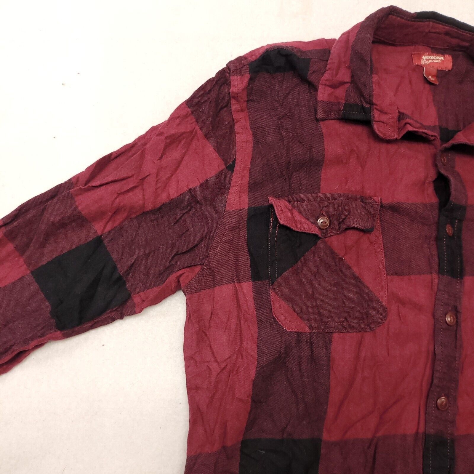 Arizona Jean Co. Arizona Jean Co Buffalo Check Flannel Shirt Mens Size M Red Size US M / EU 48-50 / 2 - 4 Thumbnail
