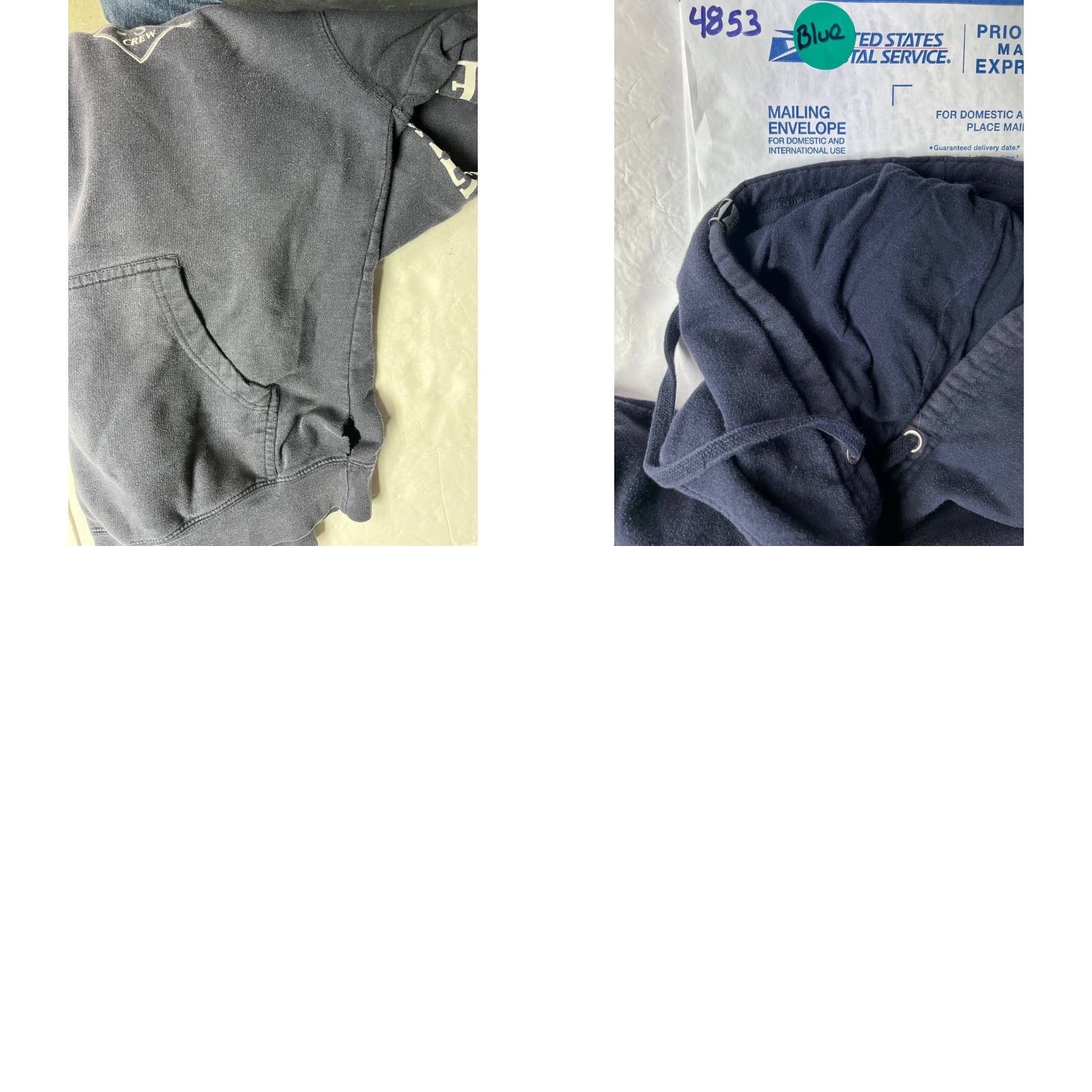 Vintage Salty Crew Hoodie Long Sleeve Chasing Tail Size M Blue Canvas Logo | Men | Regular Fit Size US M / EU 48-50 / 2 - 8 Thumbnail