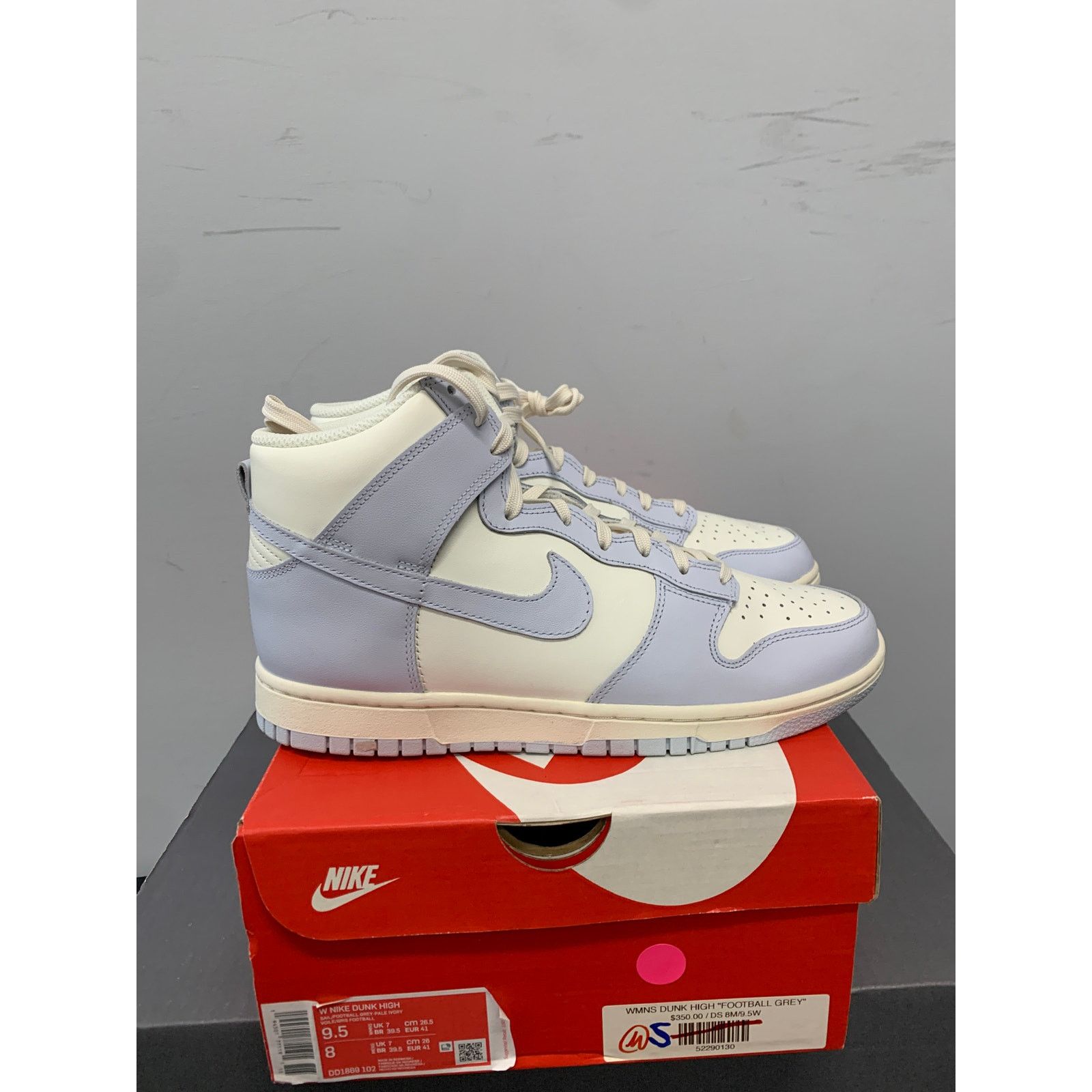 Nike Dunk High Sail Football Grey Women's NEW SHIPS NOW