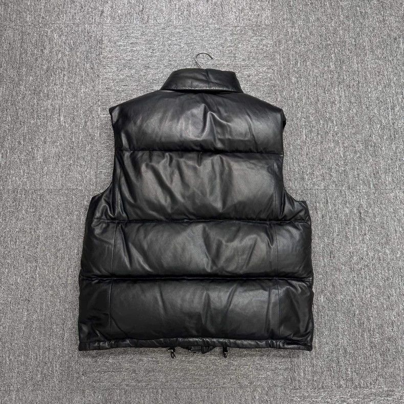 Prada Prada Metal triangle label sheepskin down jacket vest Size US L / EU 52-54 / 3 - 6 Thumbnail