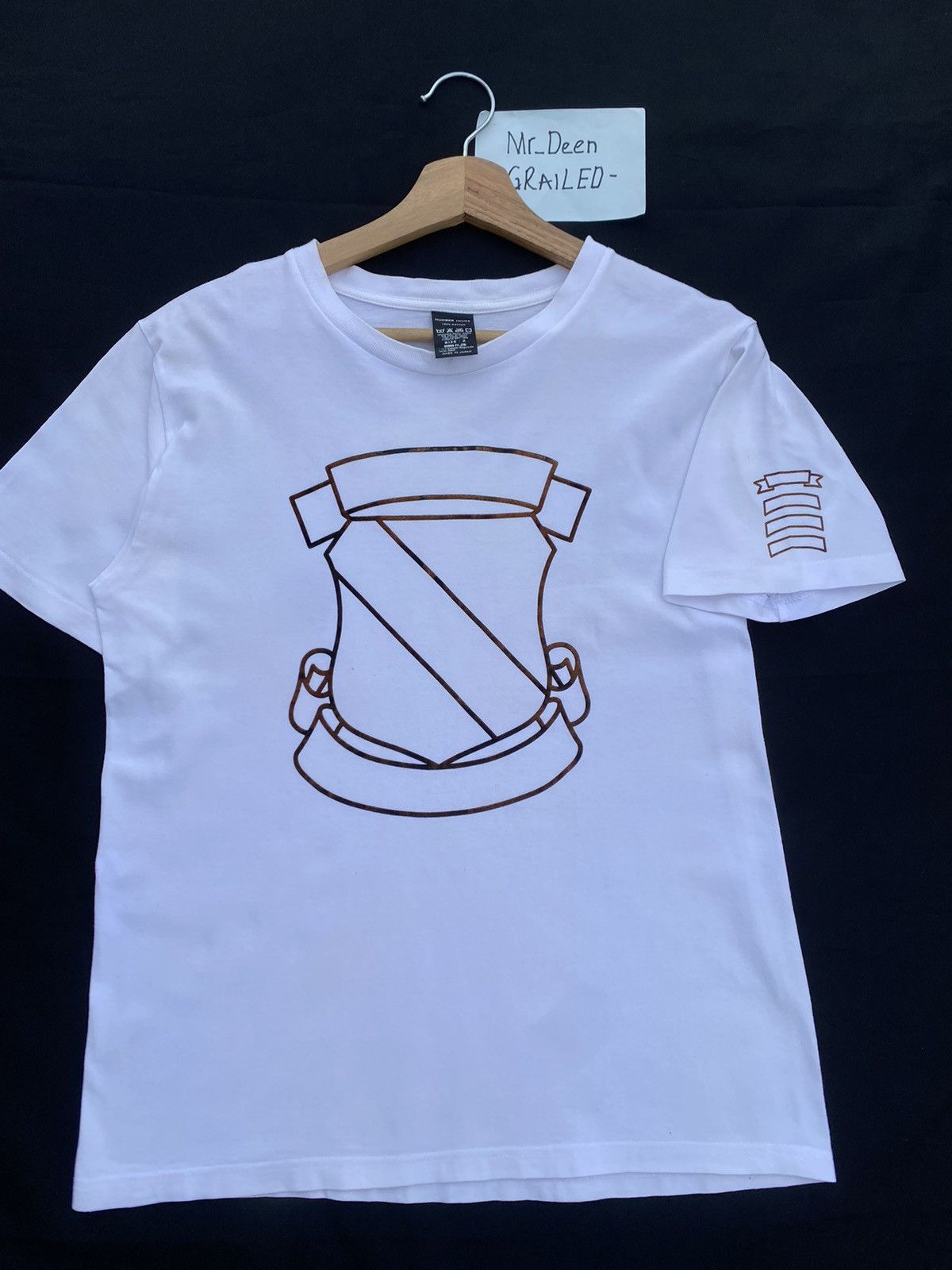Number (N)ine Rare Number Nine Takahiromiyashita Shield Logo Tshirt Size US S / EU 44-46 / 1 - 5 Thumbnail