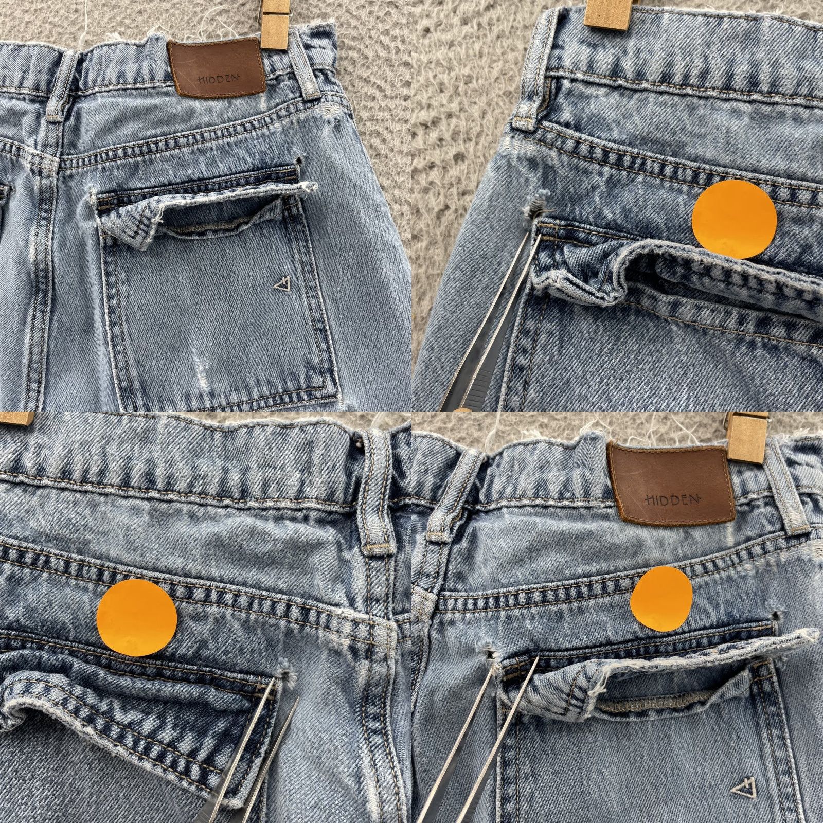 Vintage Hidden Jeans Women's 28 Baggy Cargo Wide Leg Y2k Streetwear Grunge Biker Skater Jeans Womens 28 Blue 90s Grunge Baggy Cargo Wide-Leg Skinny? Size 28" / US 6 / IT 42 - 8 Thumbnail
