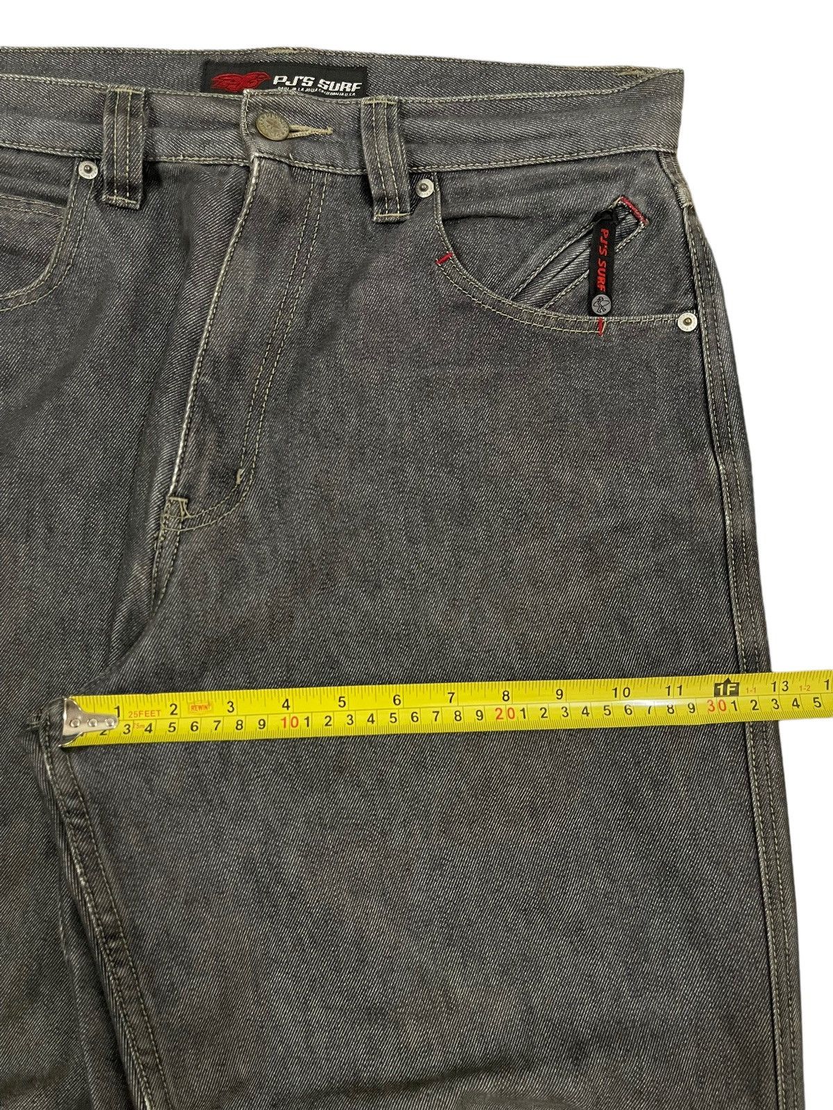 JNCO Vintage Japanese PJ’S Surf Distress Style Baggy Jeans Size US 32 / EU 48 - 16 Thumbnail