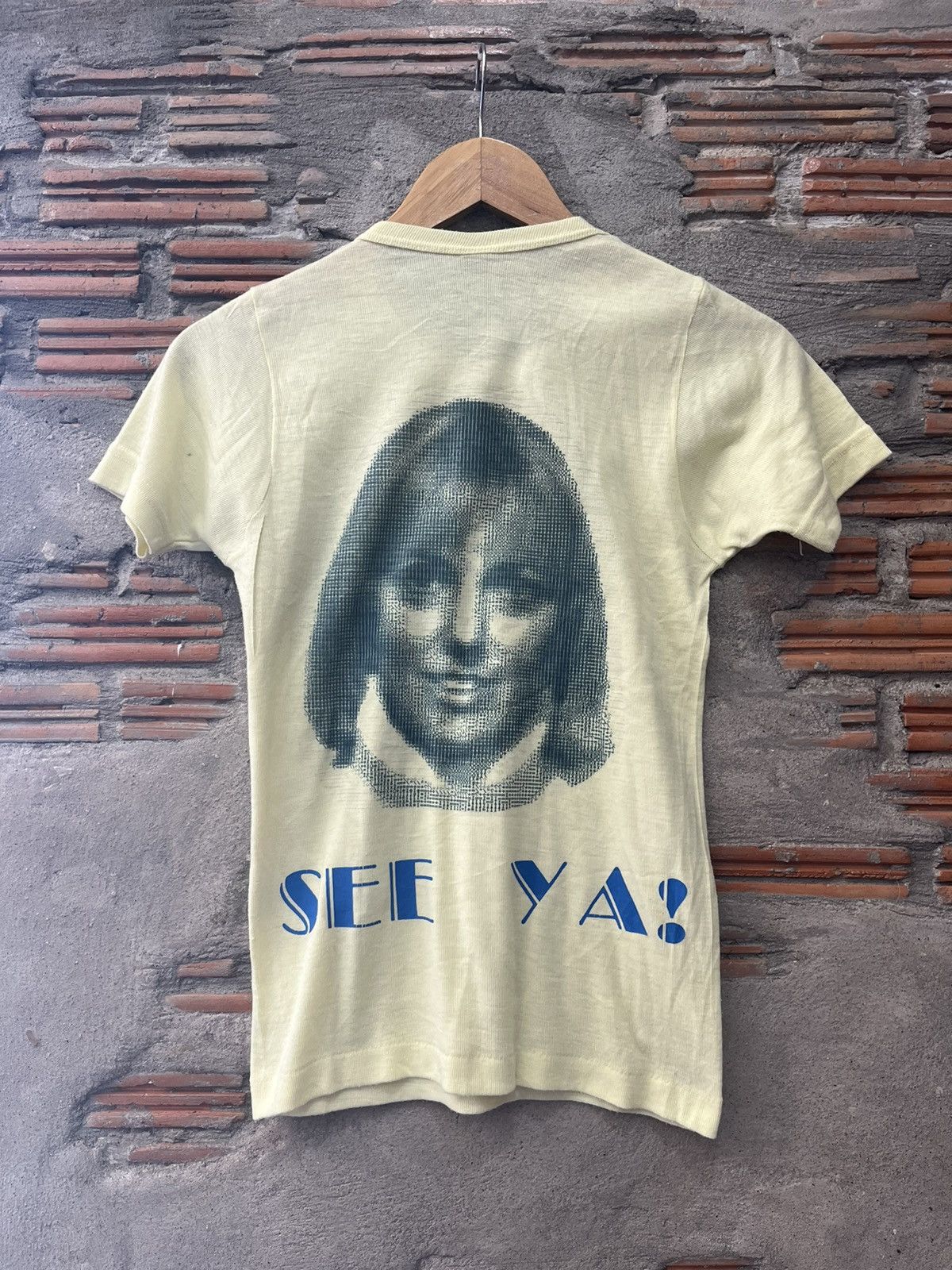 Arts & Science Vintage SEE YA ! Lady Face Artwork 70’s Tshirt Size US M / EU 48-50 / 2 - 2 Thumbnail
