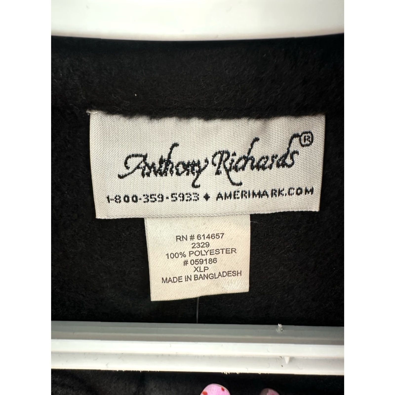 Vintage Anthony Richards Womens Pullover Long Sleeve Henley Fleece Black XL Petite Size T-Shirt Size XL / US 12-14 / IT 48-50 - 4 Thumbnail