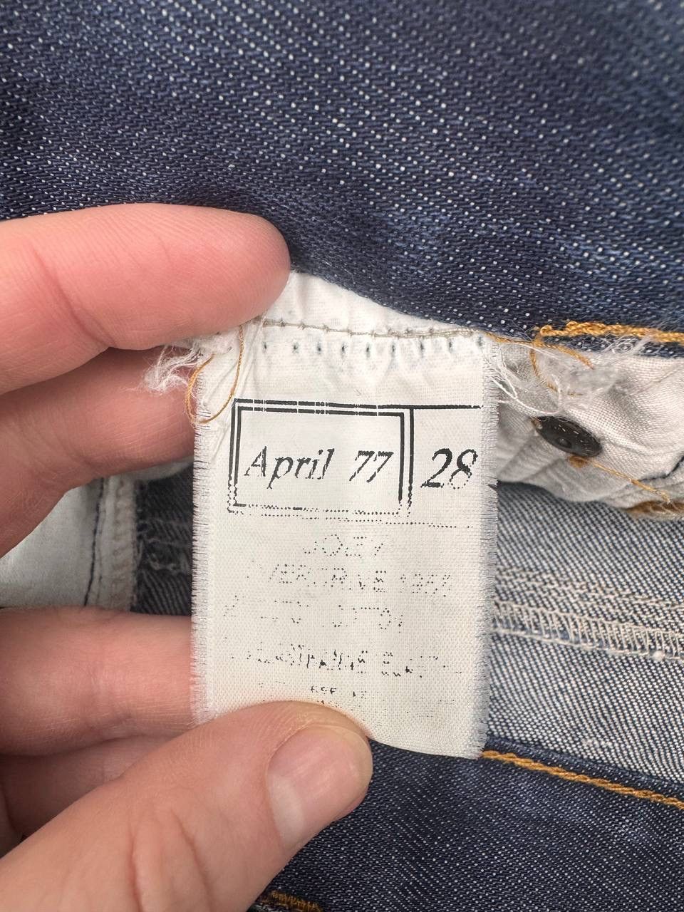 April 77 April 77 Men's Denim Jeans Dark Blue Size W28 Size US 28 / EU 44 - 6 Thumbnail