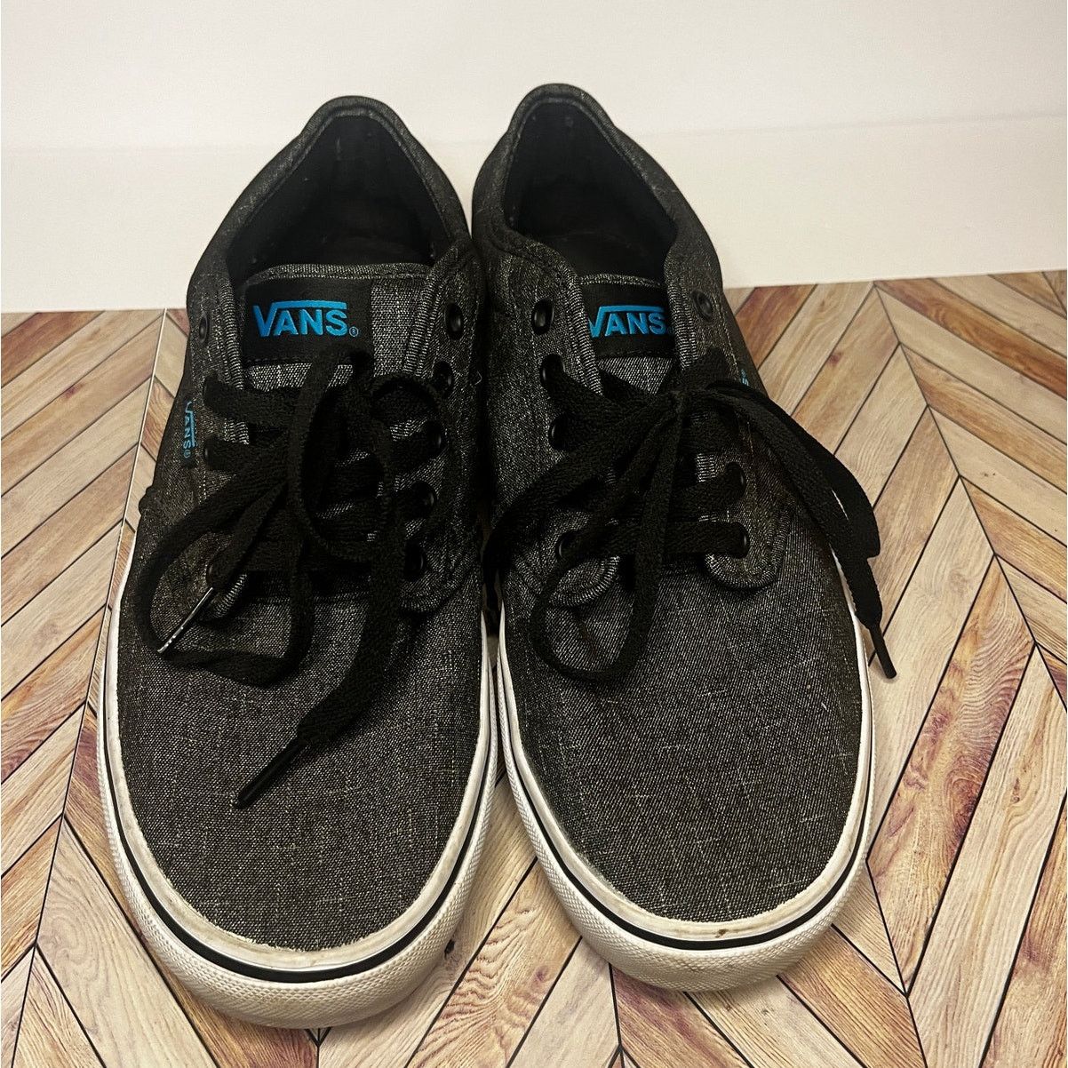 Vans Vans Off The Wall Low Top Skateboard Shoes Dark Gray Men's 9 Size US 9 / EU 42 - 2 Thumbnail
