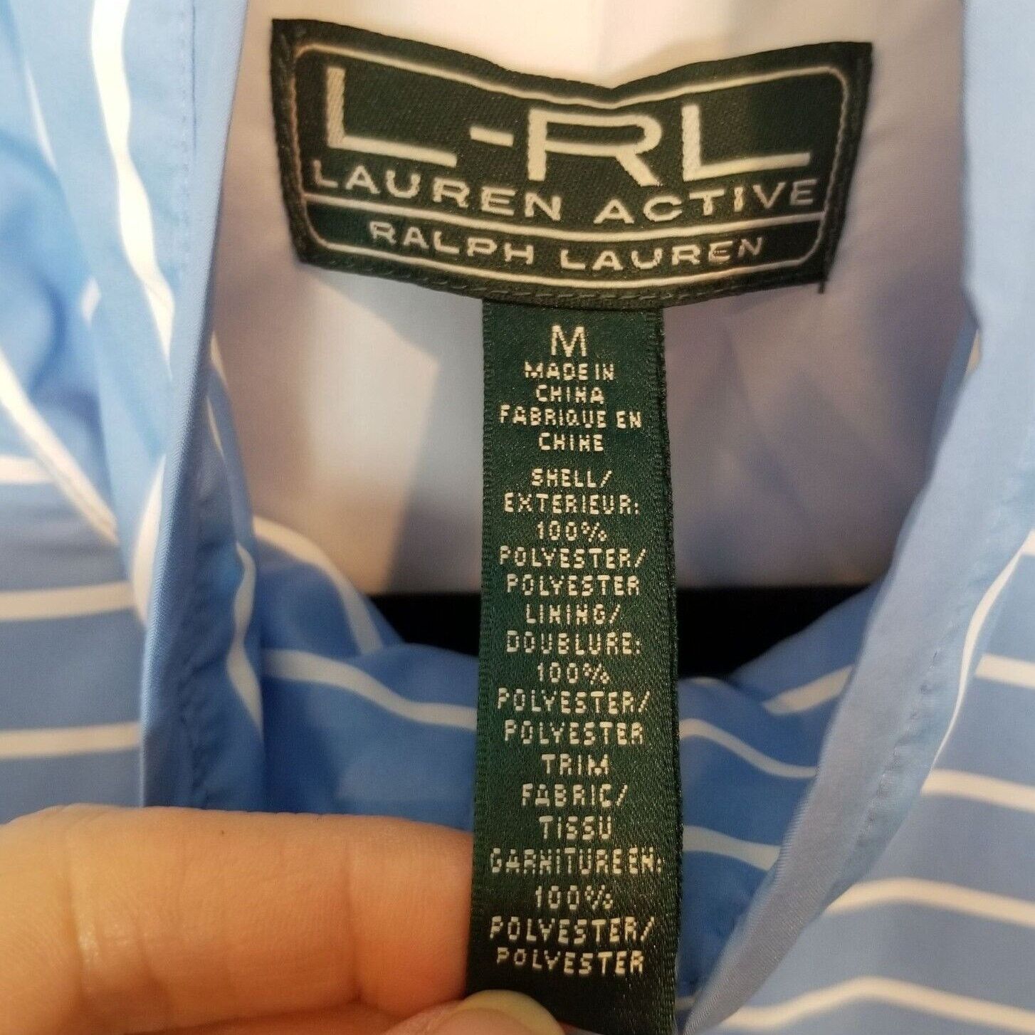 Lauren Ralph Lauren Lauren Ralph Lauren Womens Striped Full Zip Jacket Size M Size M / US 6-8 / IT 42-44 - 6 Thumbnail